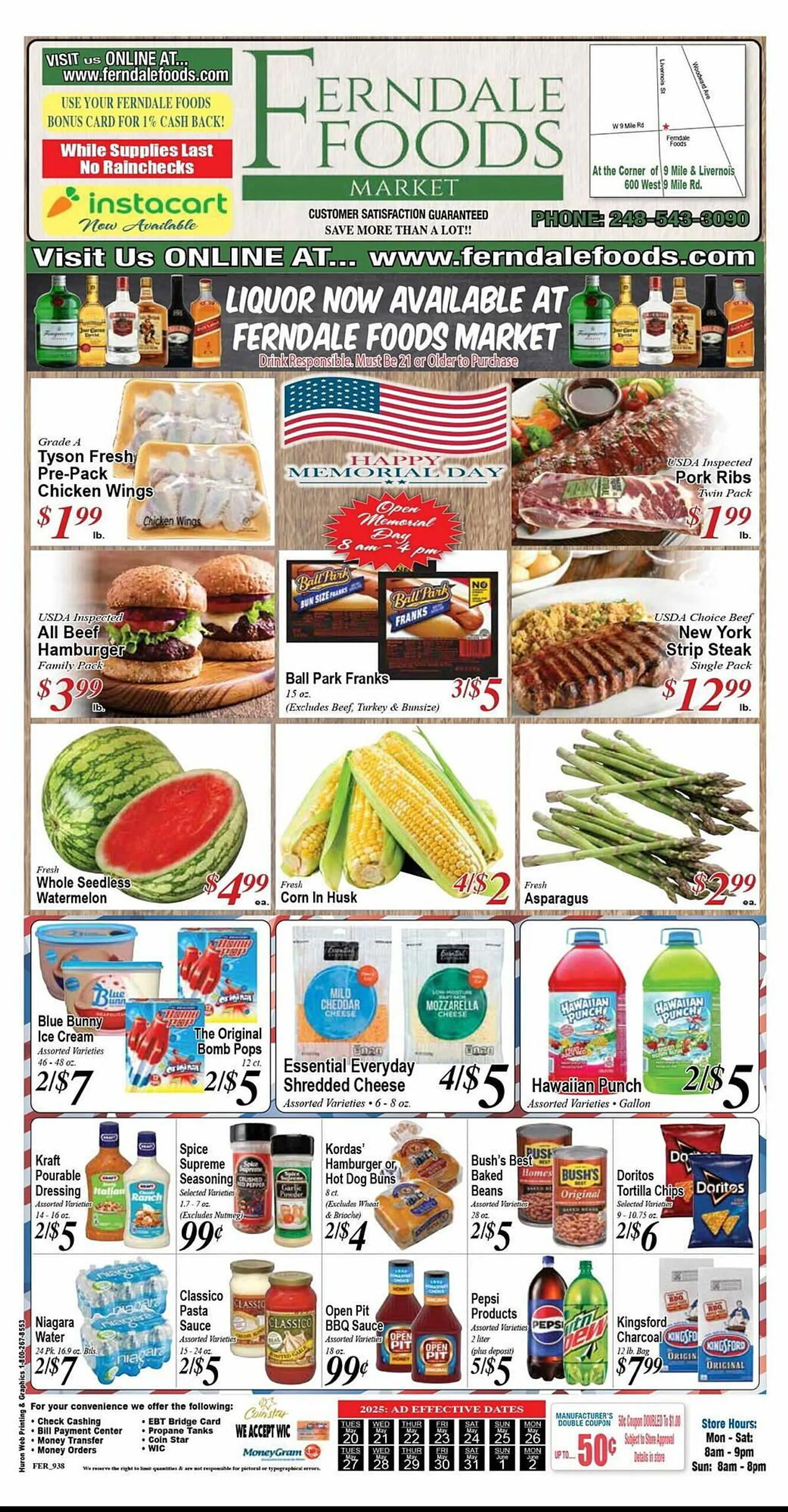 Weekly ad Ferndale Foods Weekly Ad from May 20 to June 2 2025 - Page 1