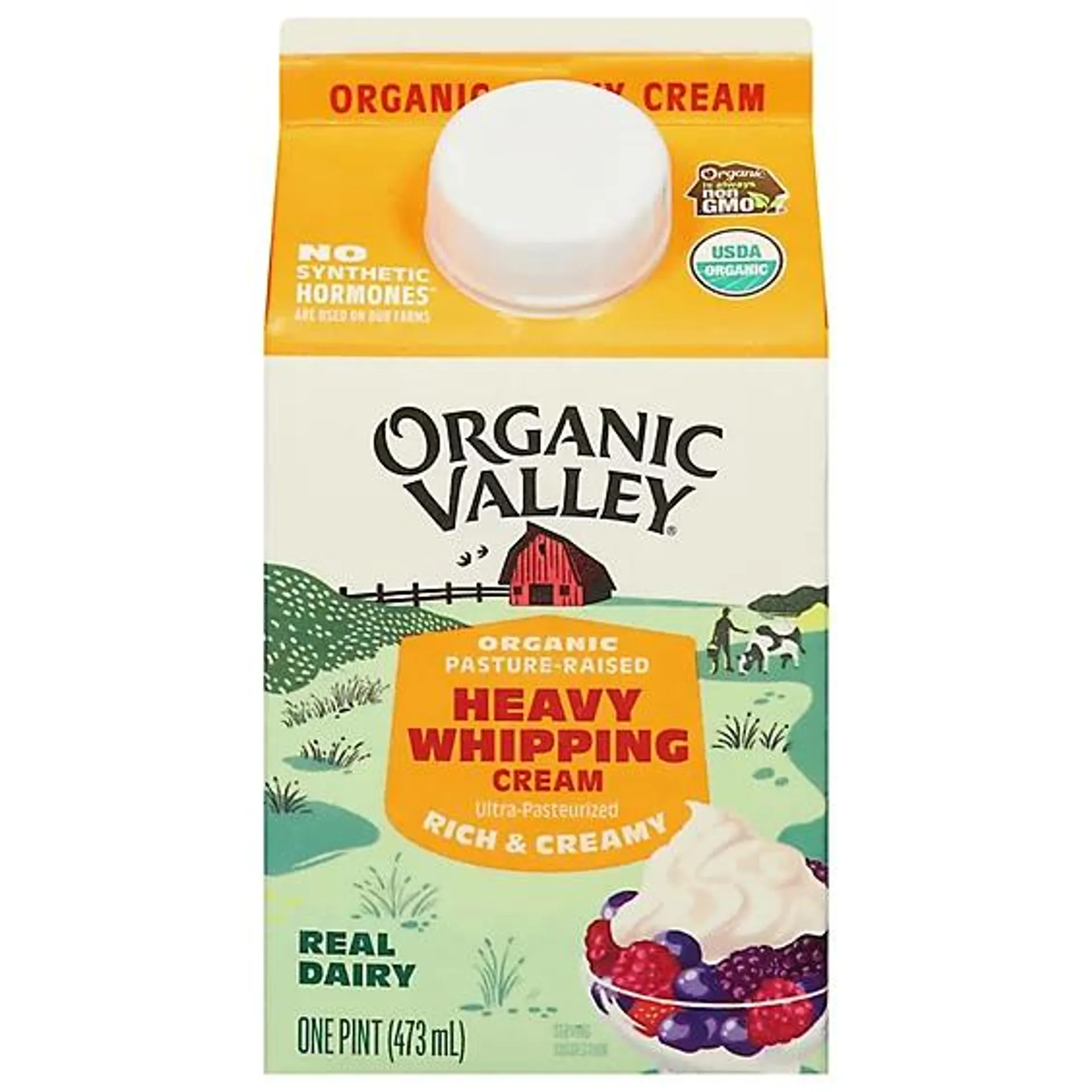 Organic Valley Organic Heavy Whipping Cream - 16 Fl. Oz.