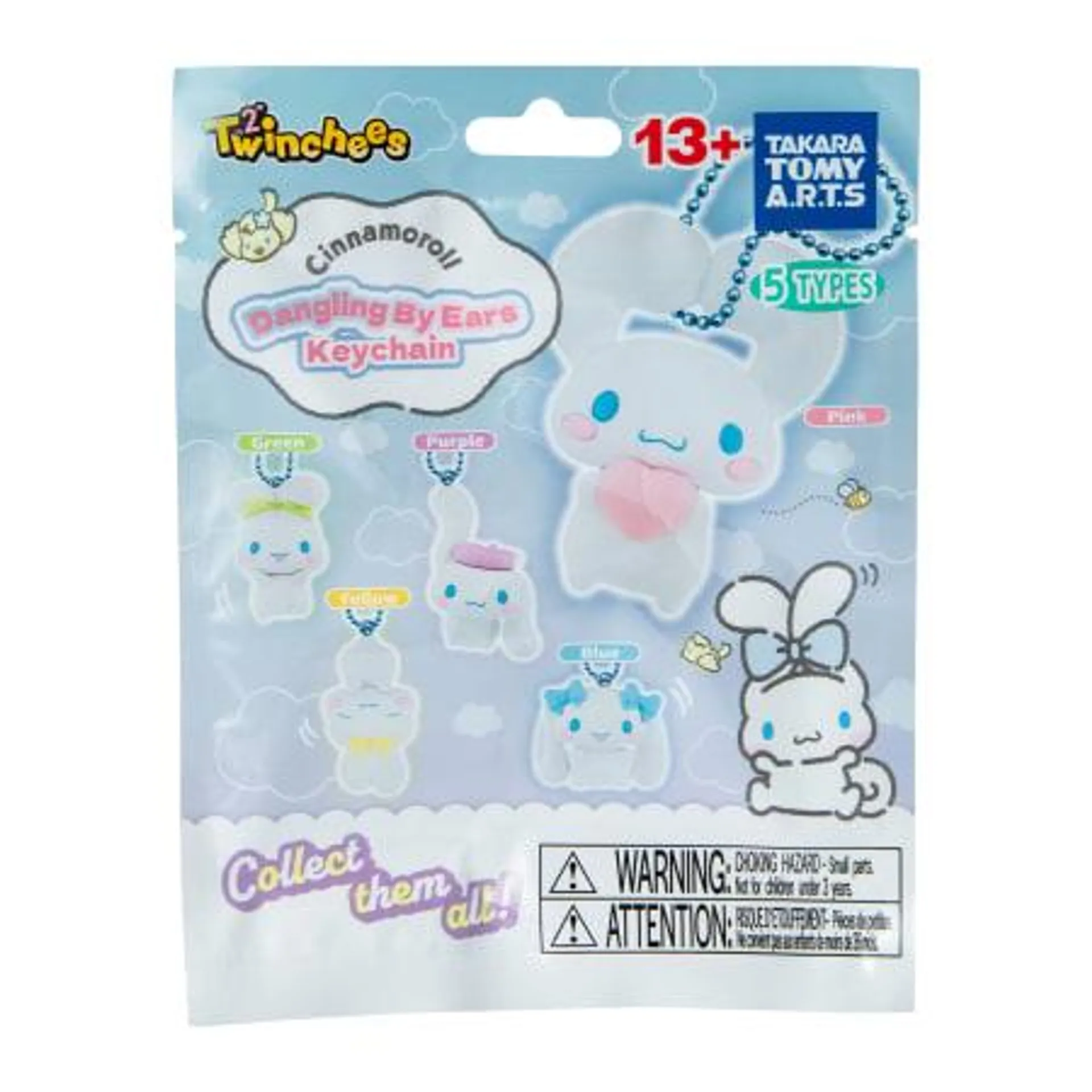 Cinnamoroll Dangling By Ears Keychain Blind Bag