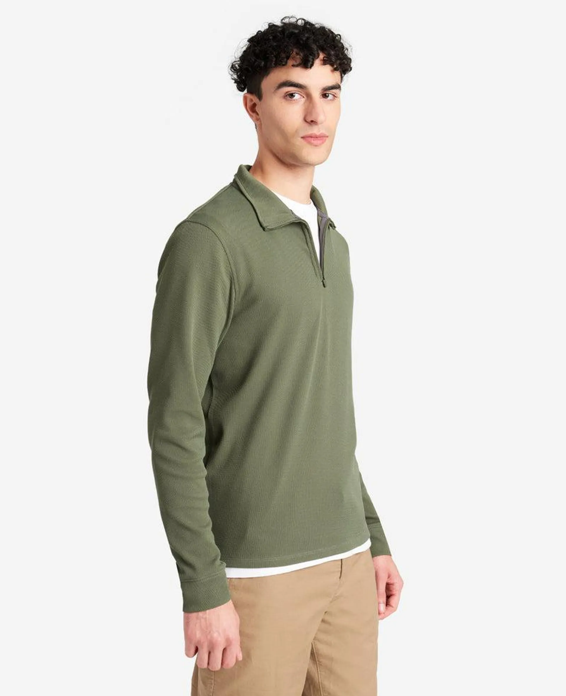 Quarter-Zip Knit Pullover