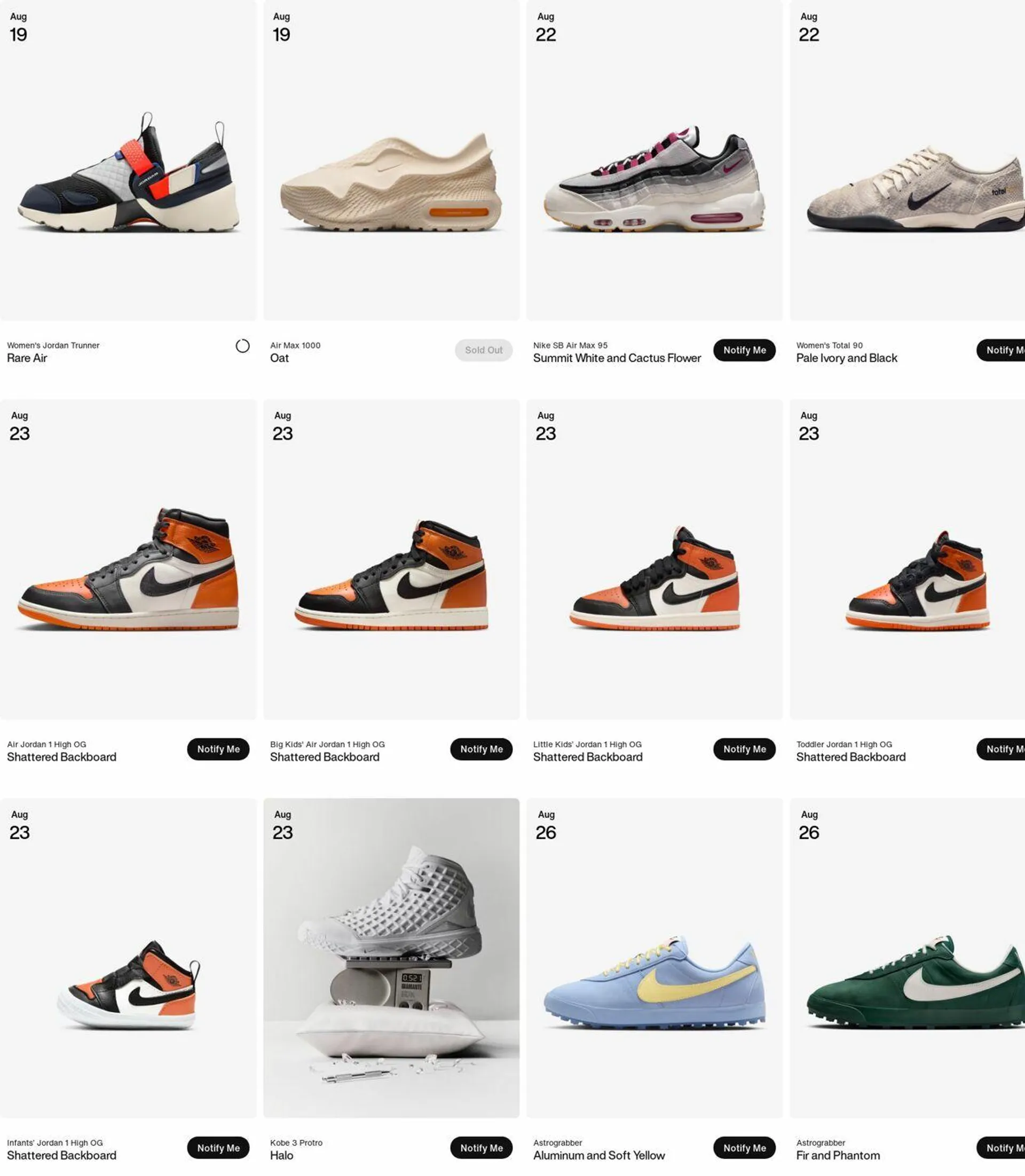 Weekly ad Nike from August 18 to August 27 2025 - Page 1