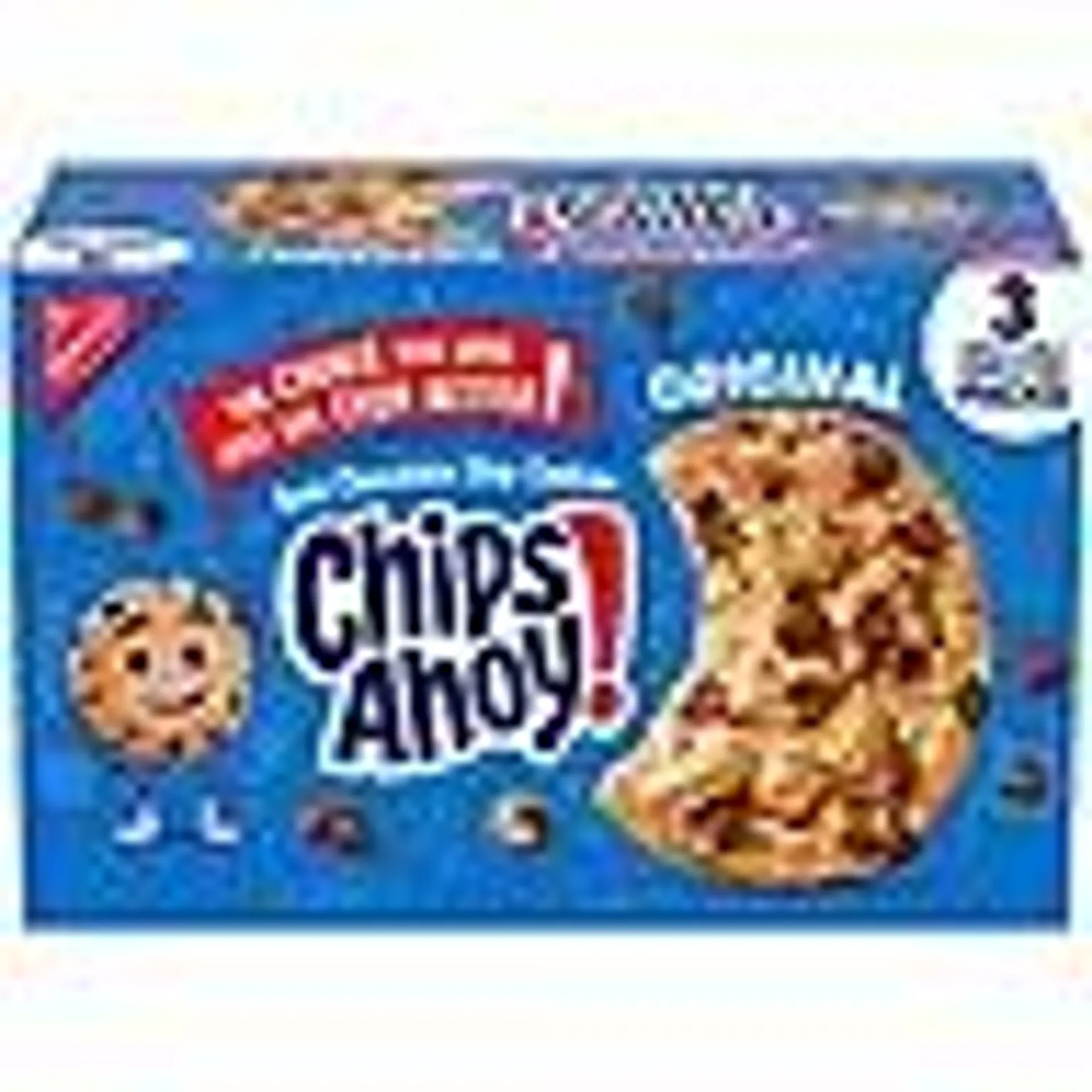 CHIPS AHOY! Chocolate Chip Cookies, Family Size, 18.2 oz., 3 pk.