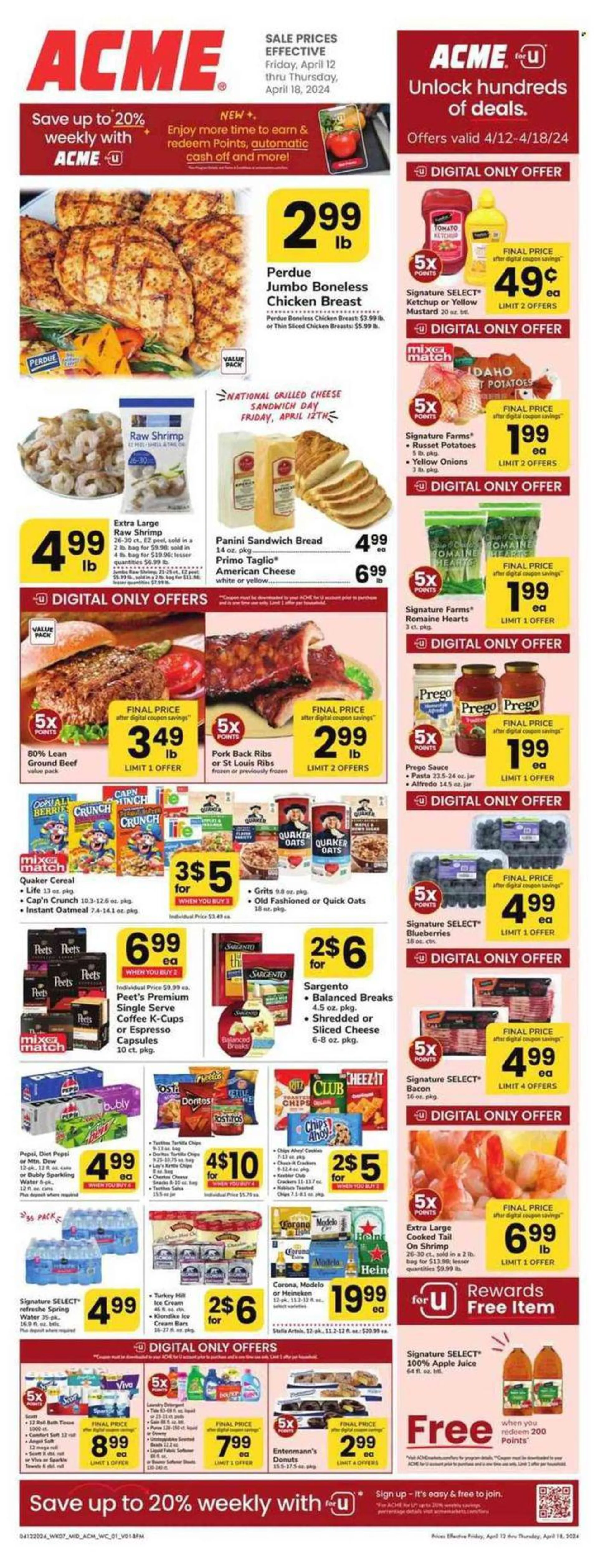 Weekly ad ACME Weekly ad 12/04 from April 12 to April 18 2024 - Page 1