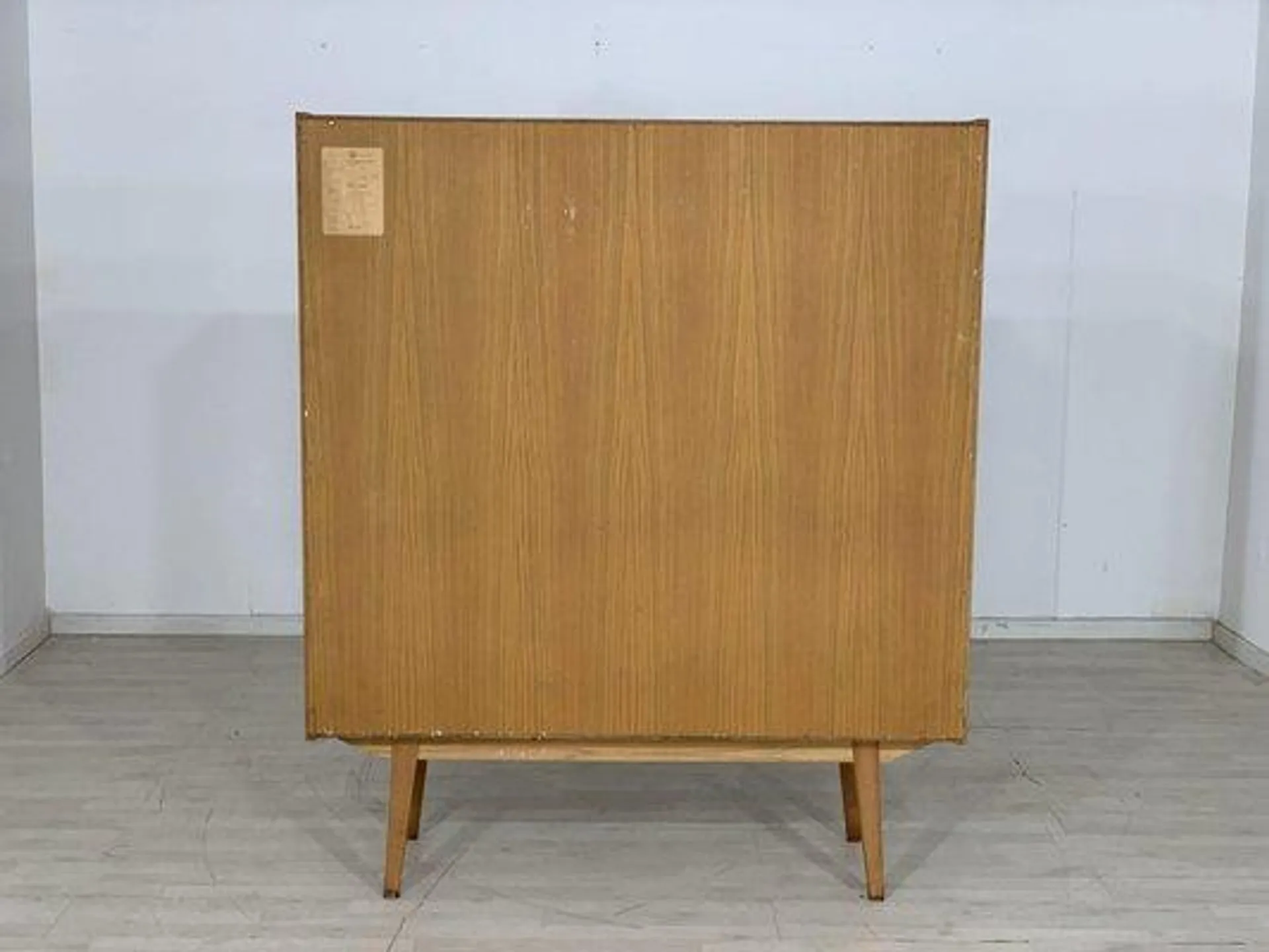 Vintage Wooden Highboard, 1960s