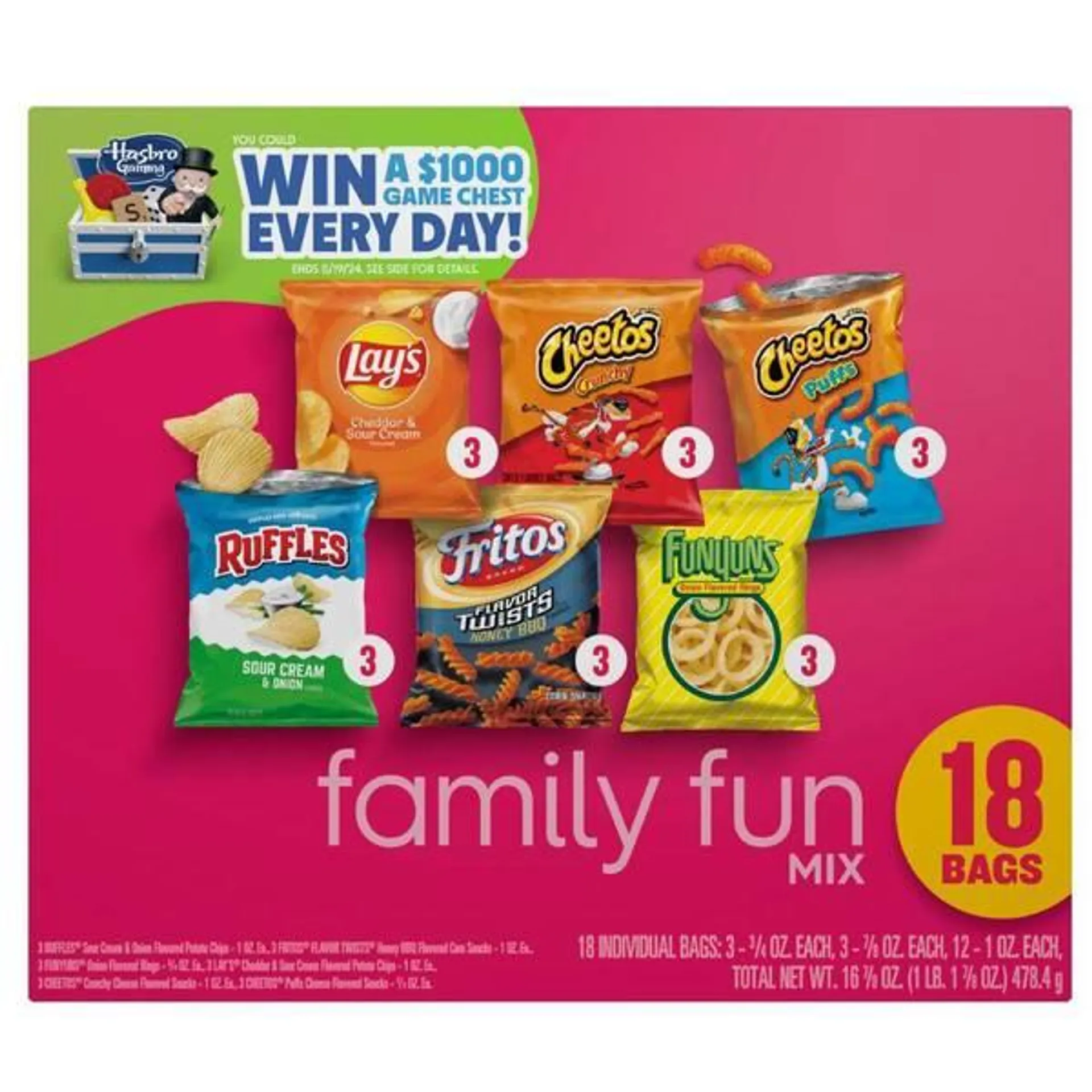 18-Count Family Fun Multipack Max