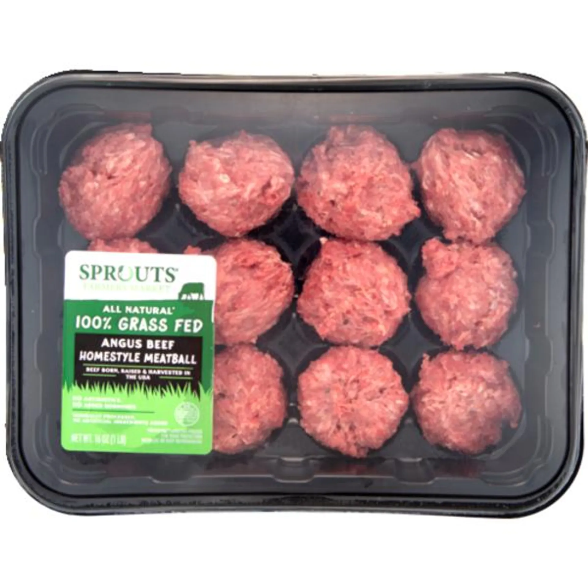 Sprouts 100% Grass-Fed Beef Homestyle Meatballs