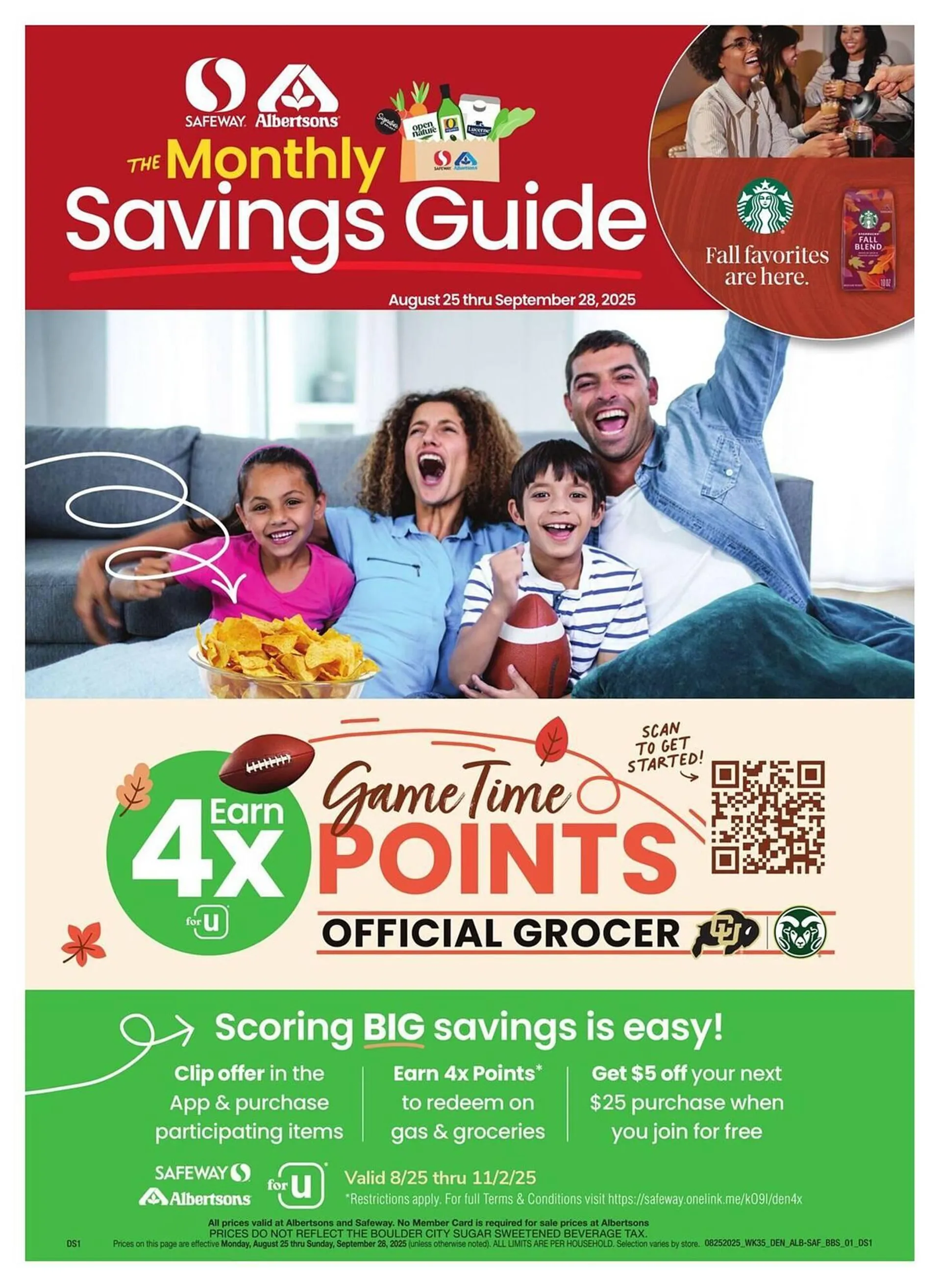Weekly ad Albertsons Weekly Ad from August 25 to September 28 2025 - Page 1