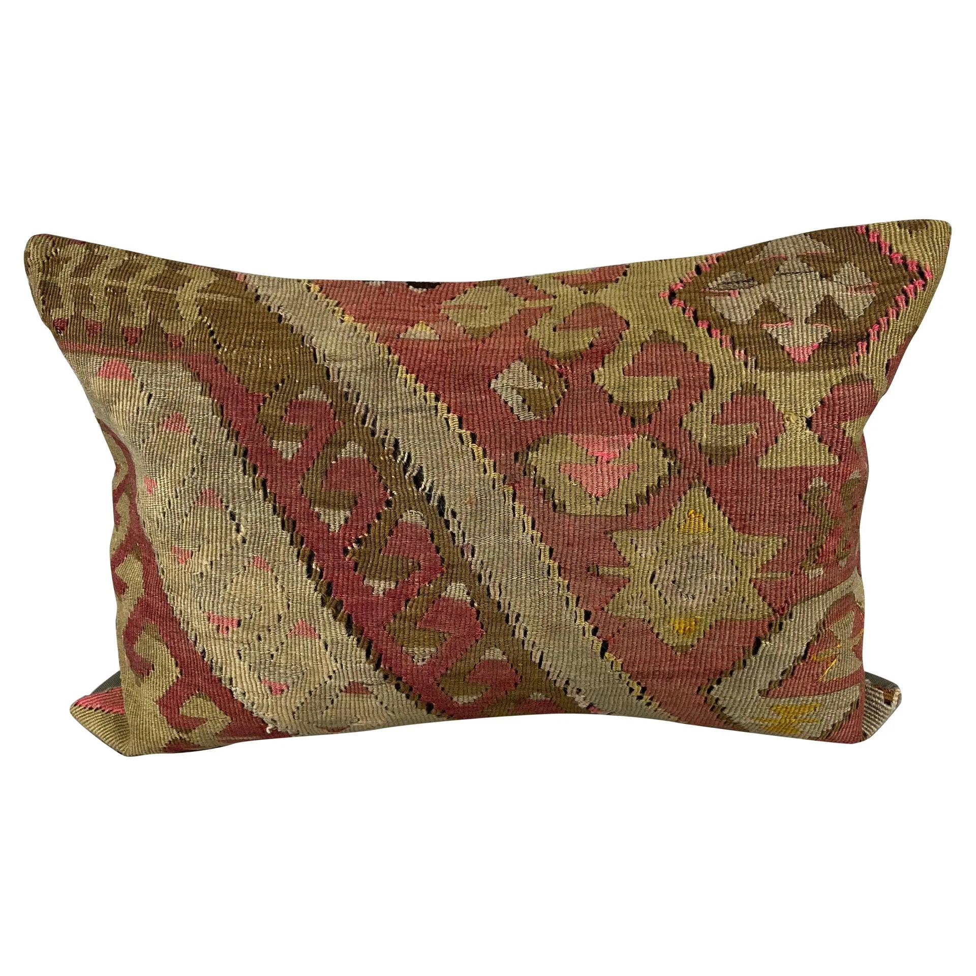 16 x 24 Kilim Pillow Turkish Cushion Byzantine Beauty Pillow Cushion Cover #6841