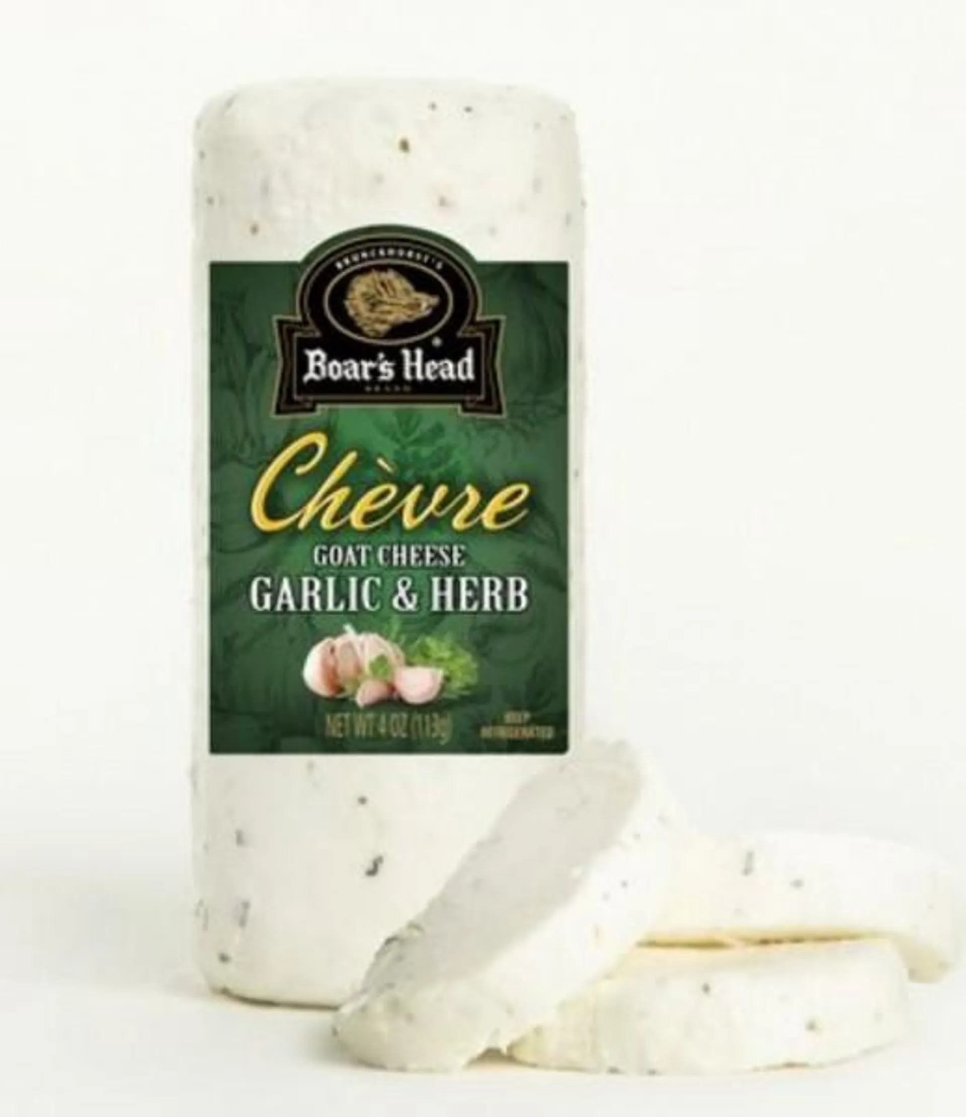 Boar's Head - Chevre Goat Cheese Galic & Herb 4 Oz Log