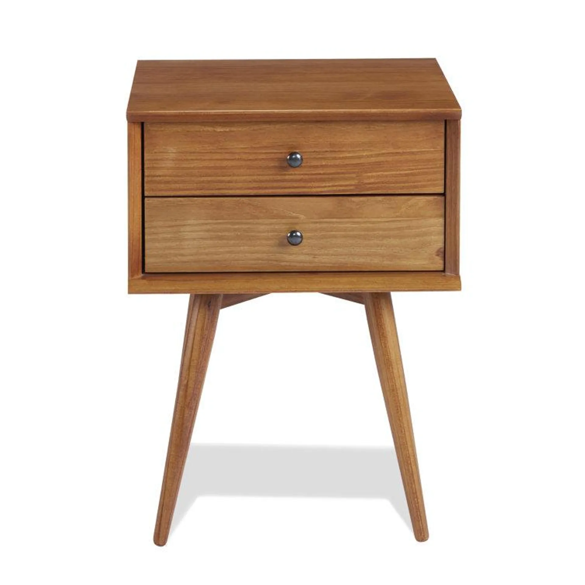 Grady 2 - Drawer Solid Wood Nightstand