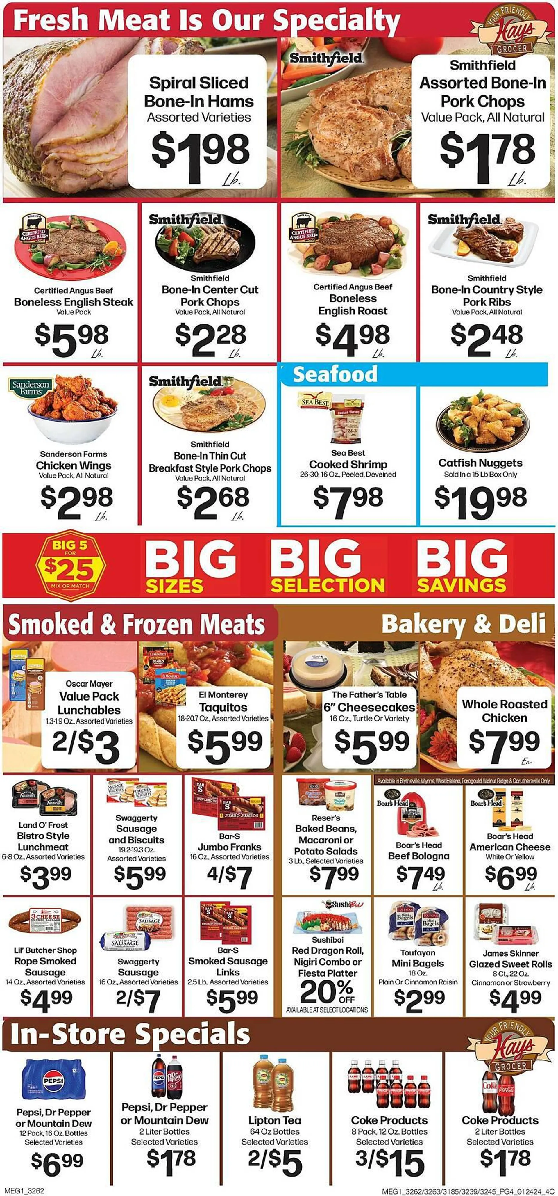 Weekly ad Hays Supermarket Weekly Ad from January 24 to January 30 2024 - Page 4