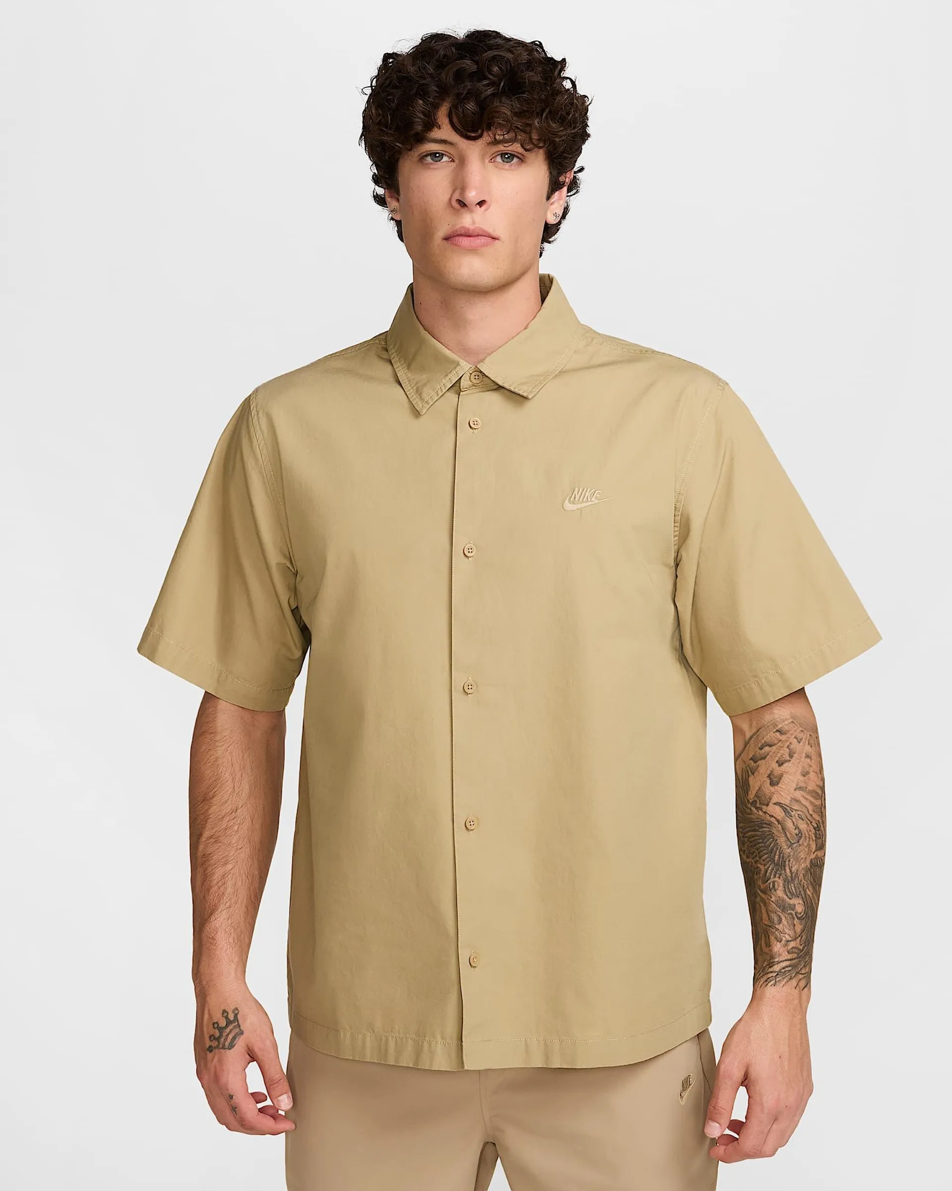 Men's Short-Sleeve Button-Down Shirt