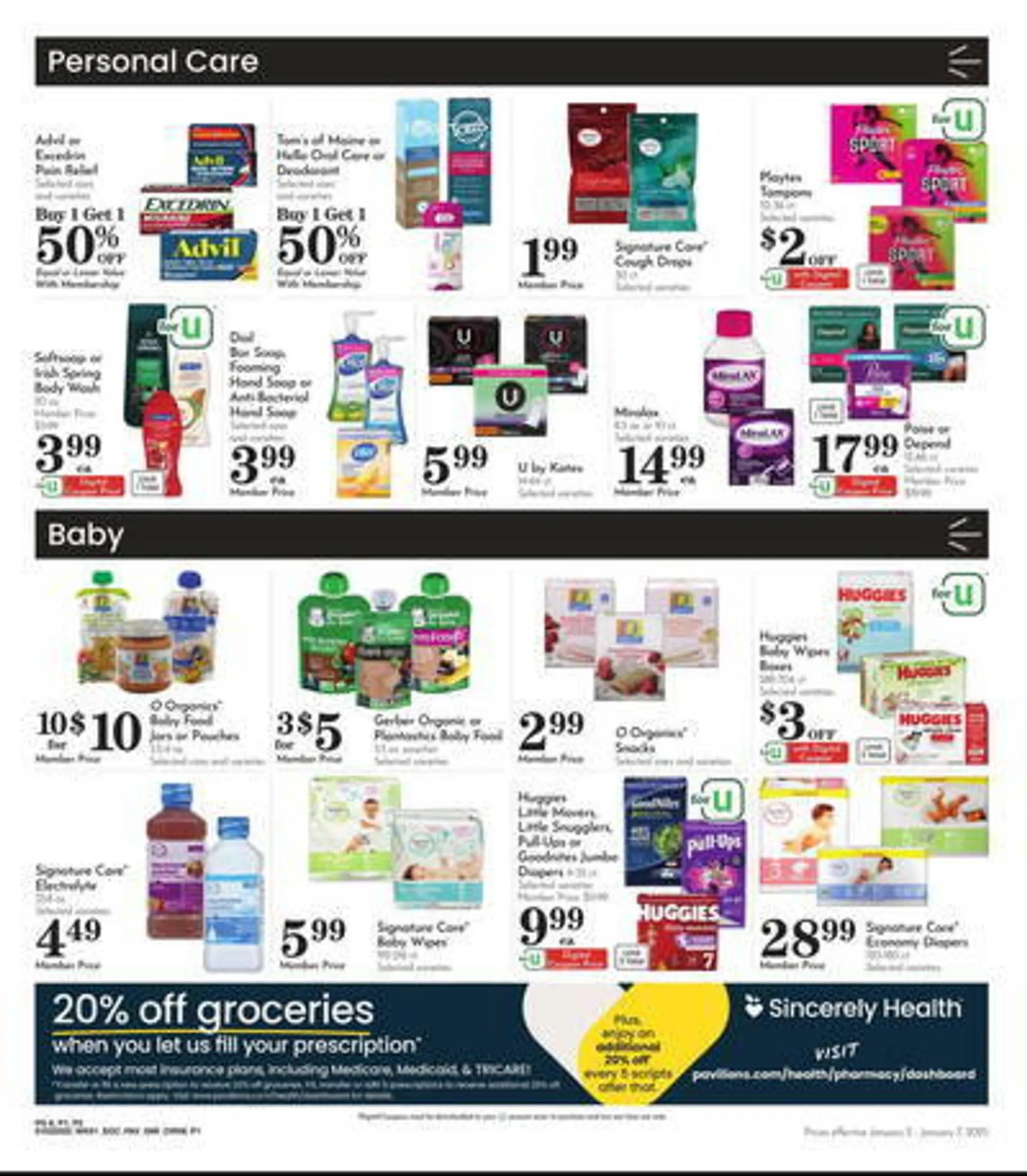 Weekly ad Pavilions Weekly Ad from January 1 to January 7 2025 - Page 6