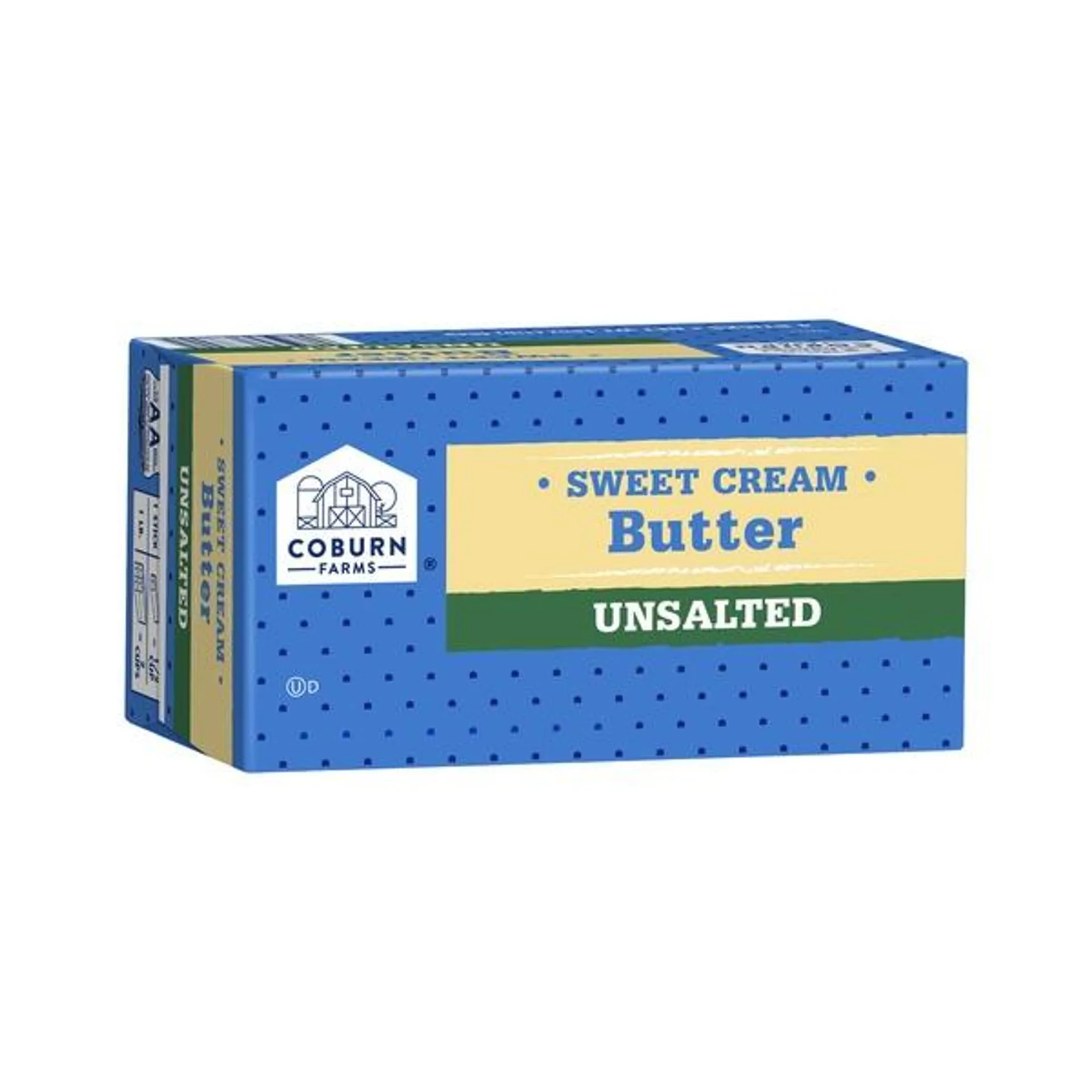 Coburn Farms Unsalted Butter 1/4's