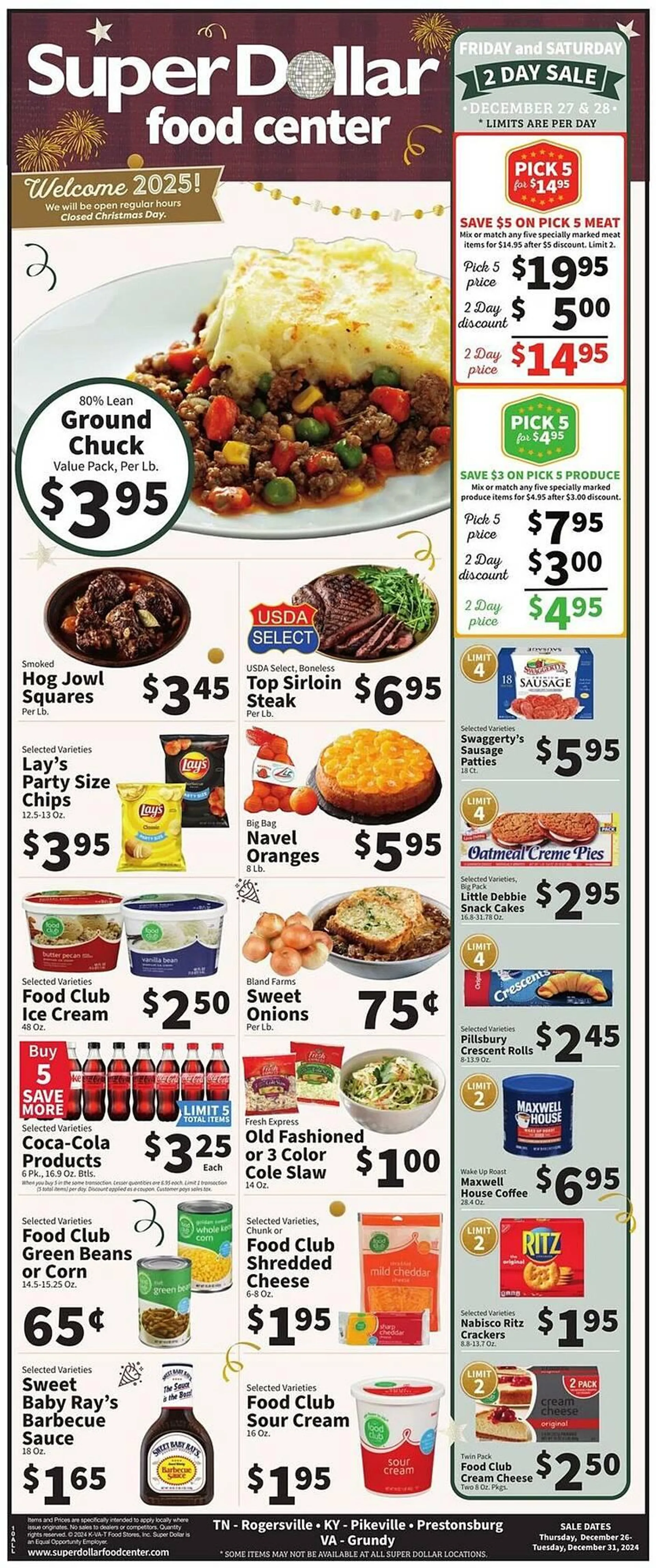 Super Dollar Food Center Weekly Ad - 1