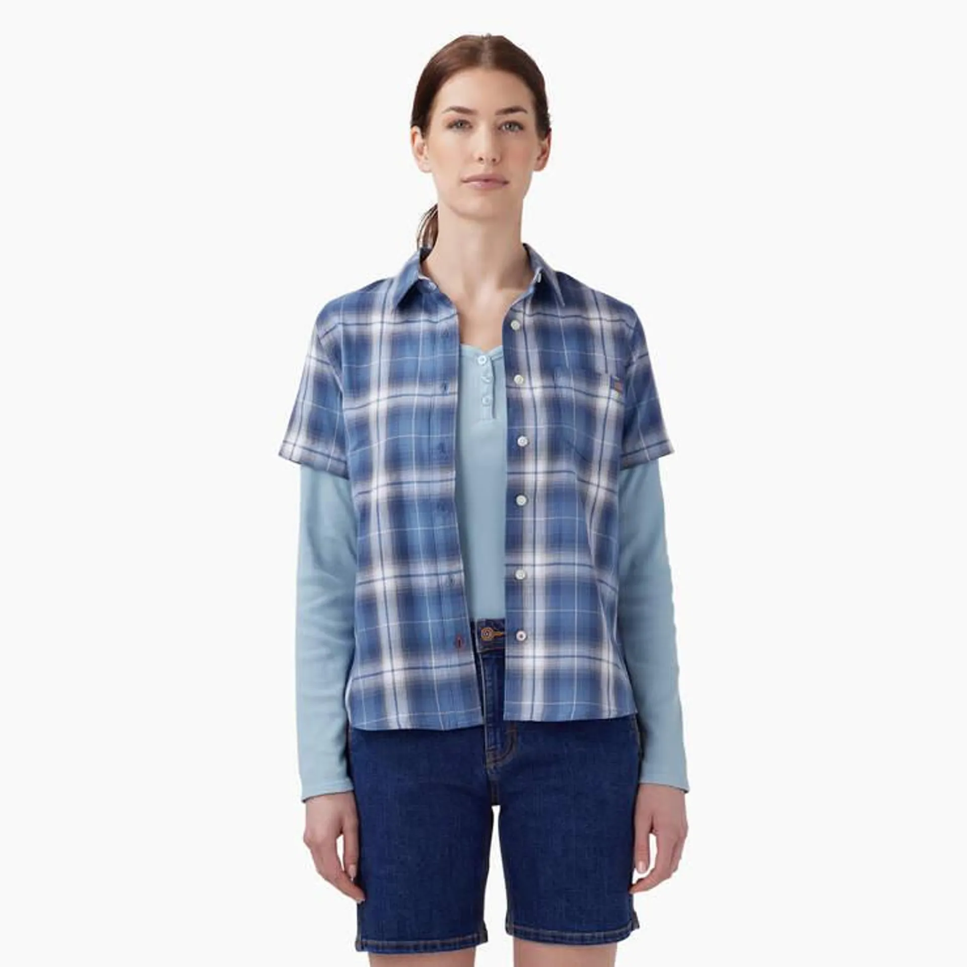 Women’s Plaid Woven Shirt