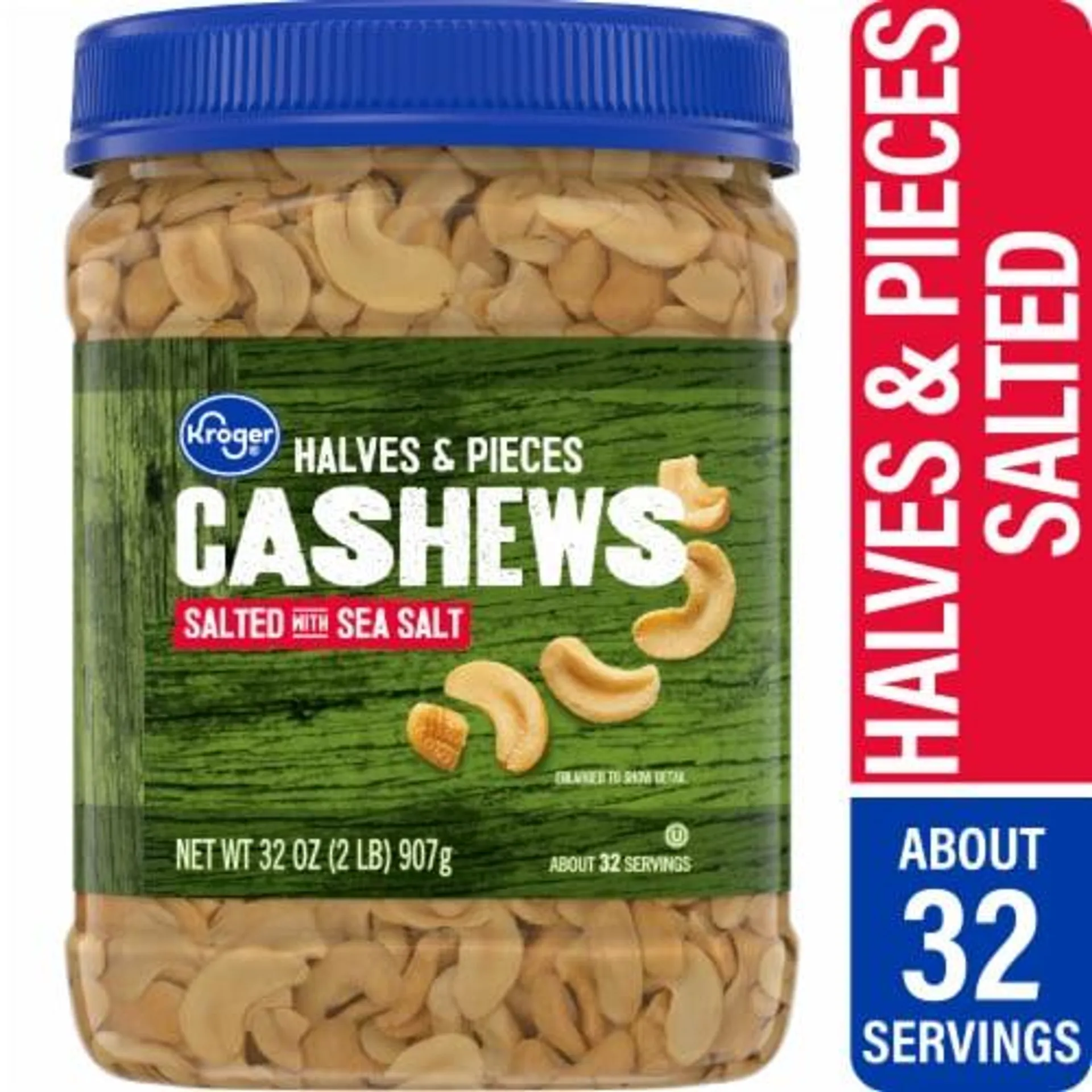 Kroger® Salted Cashew Halves & Pieces