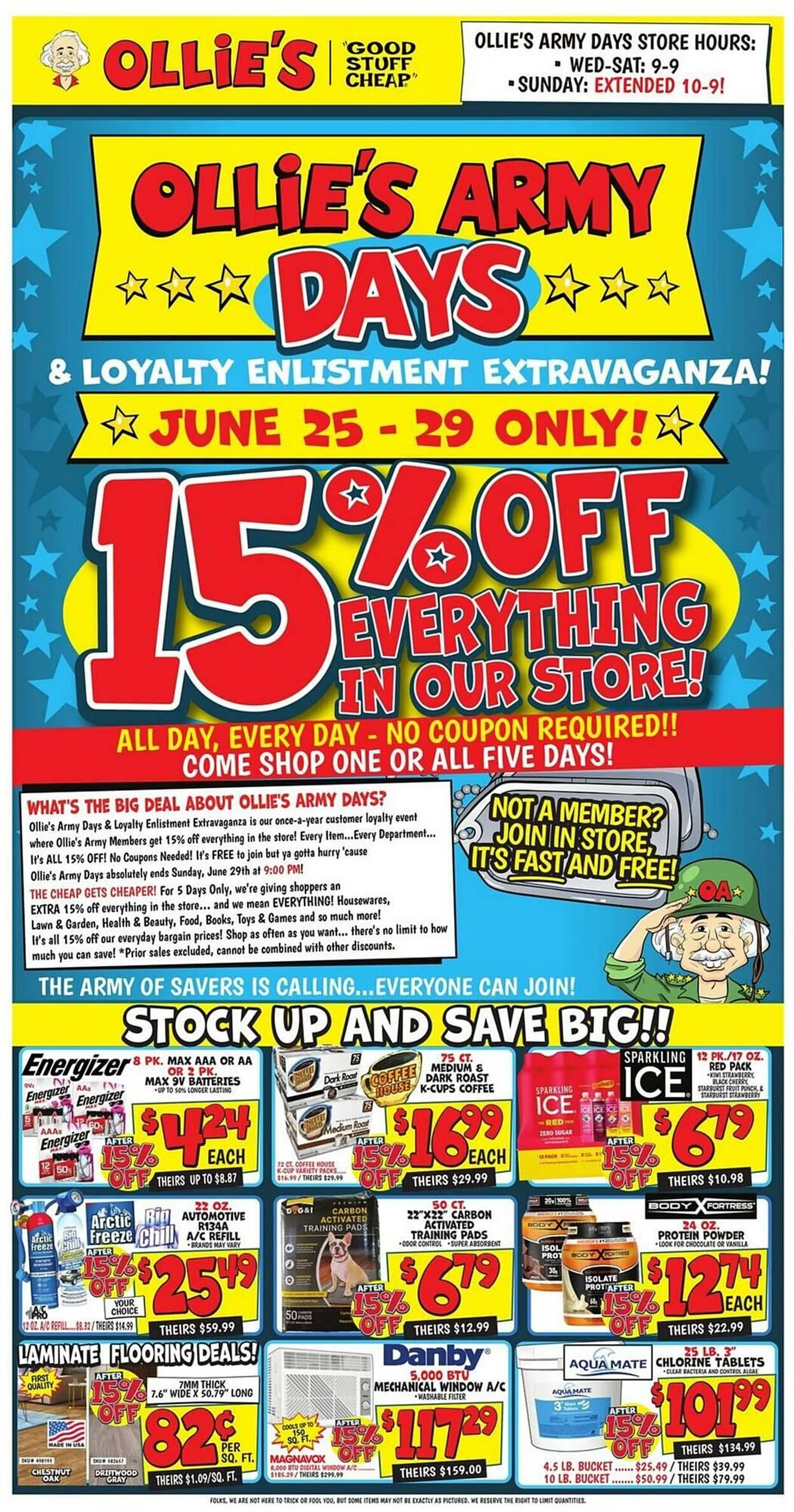 Weekly ad Ollie's Weekly Ad from June 25 to June 29 2025 - Page 1