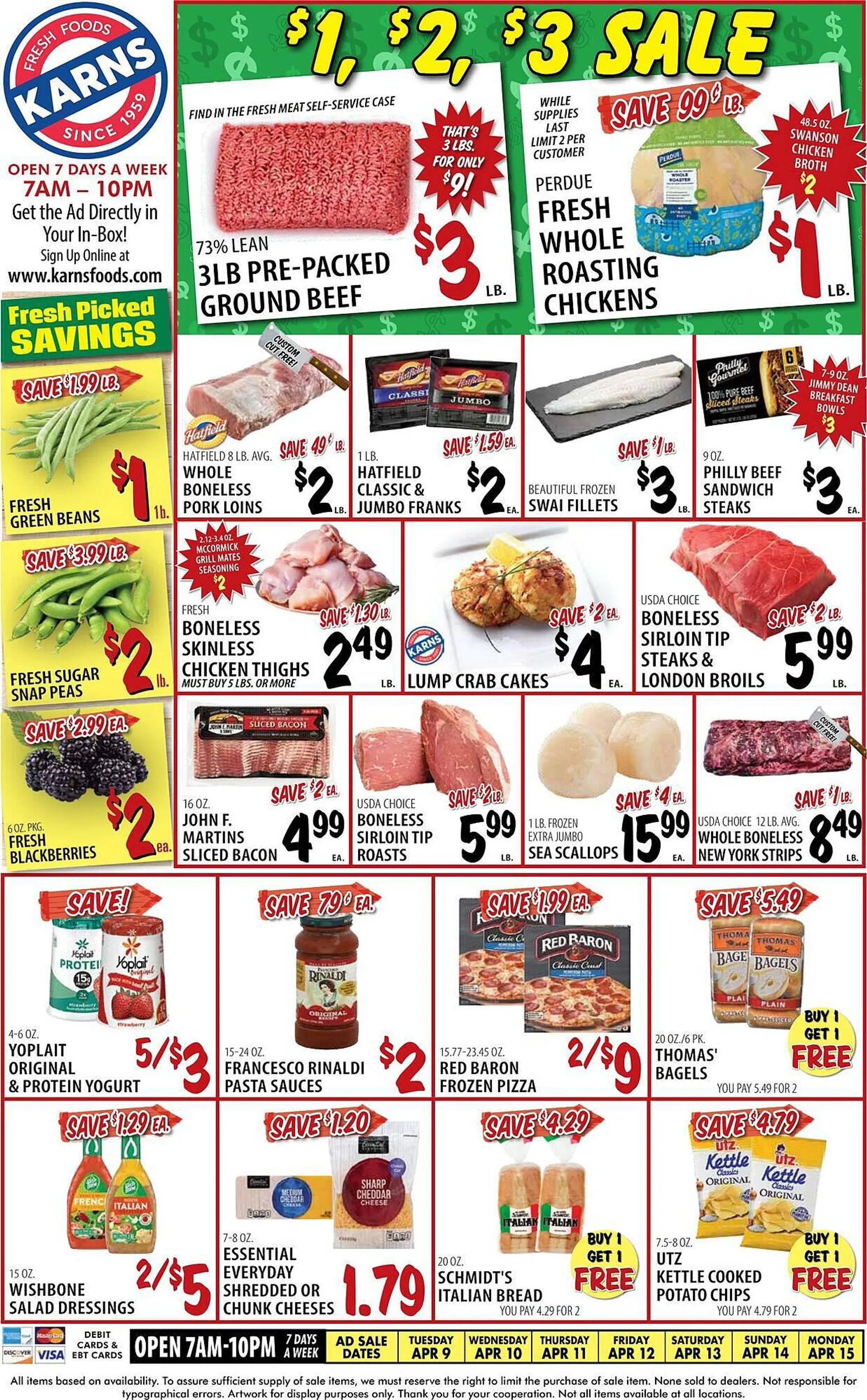 Weekly ad Karns Weekly Ad from April 9 to April 15 2024 - Page 1