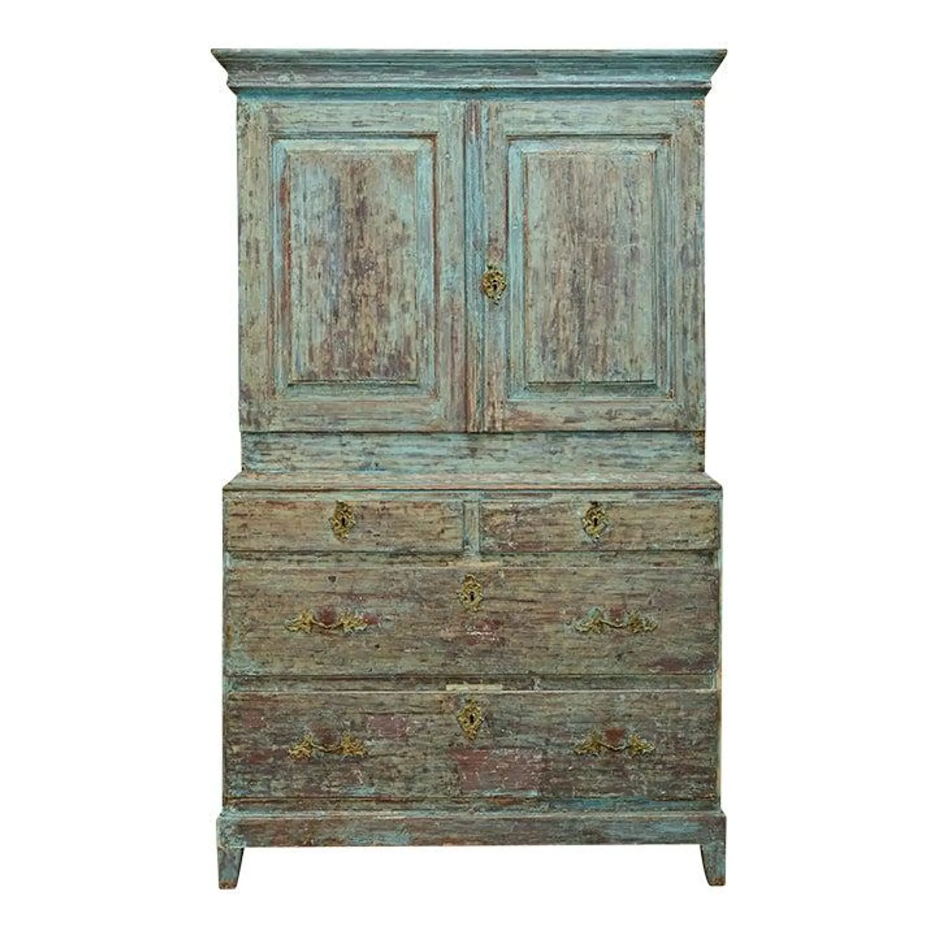 Swedish Gustavian Painted Cabinet