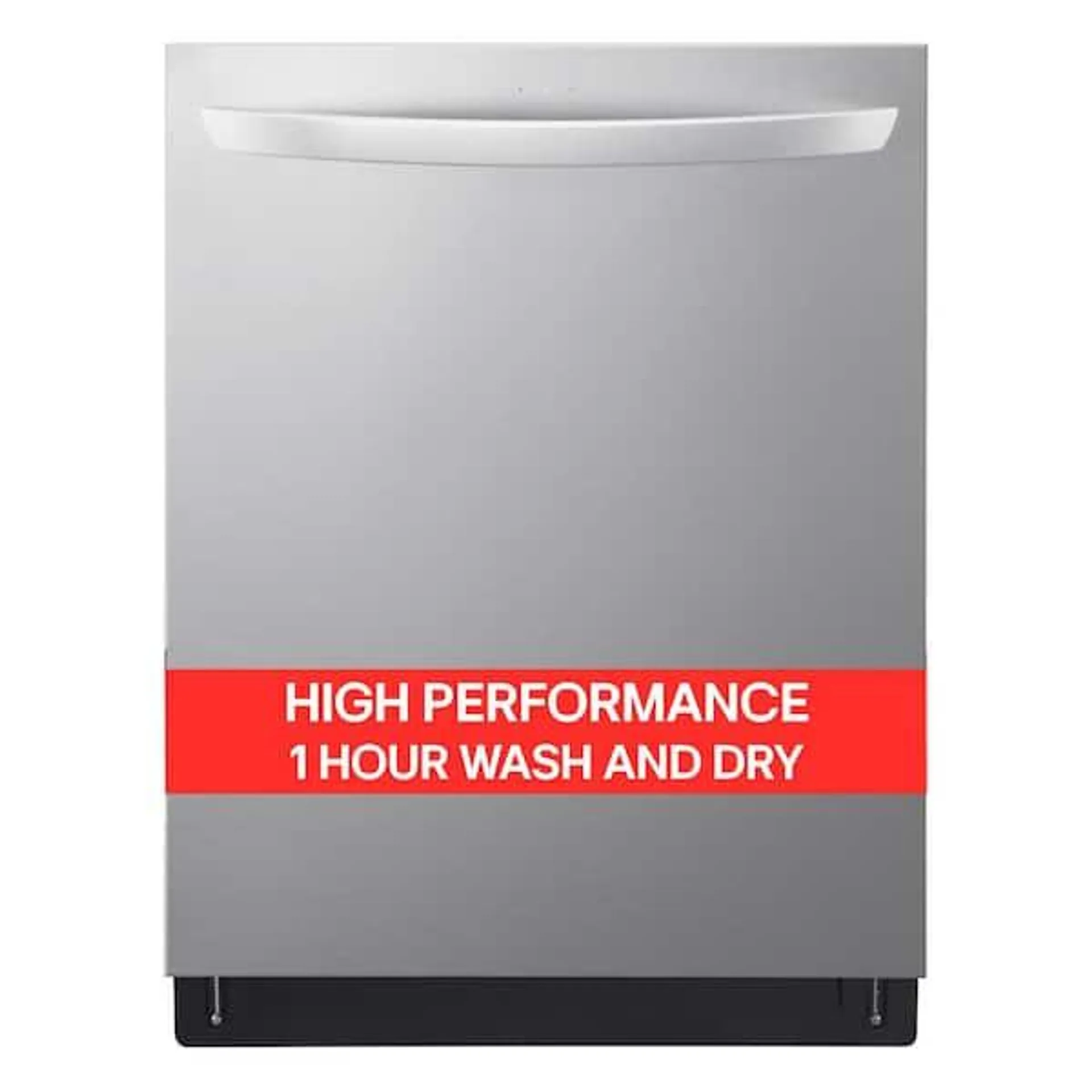 24 in. Top Control Smart Wi-Fi Enabled Dishwasher, QuadWash Pro, Dynamic Heat Dry, 3rd Rack, PrintProof Stainless Steel