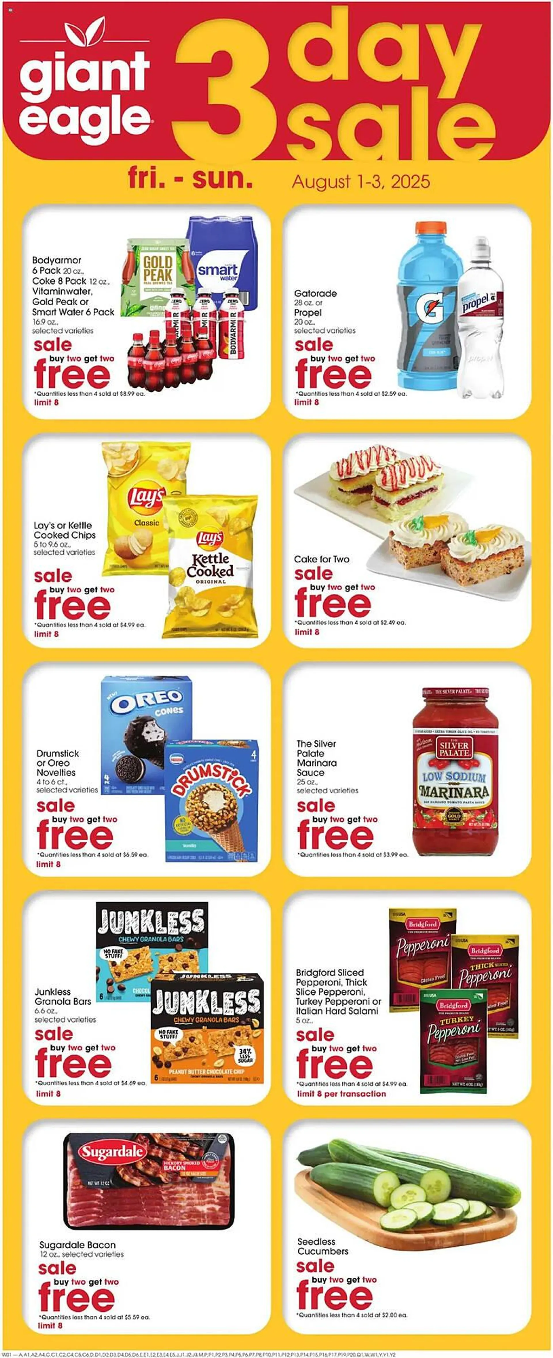 Weekly ad Giant Eagle Weekly Ad from July 31 to August 7 2025 - Page 1