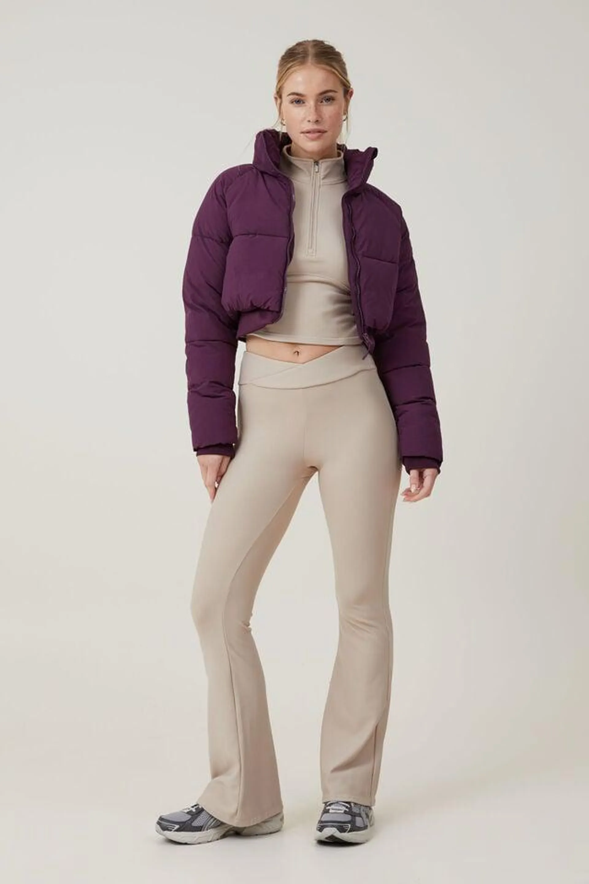The Recycled Cropped Mother Puffer 2.0