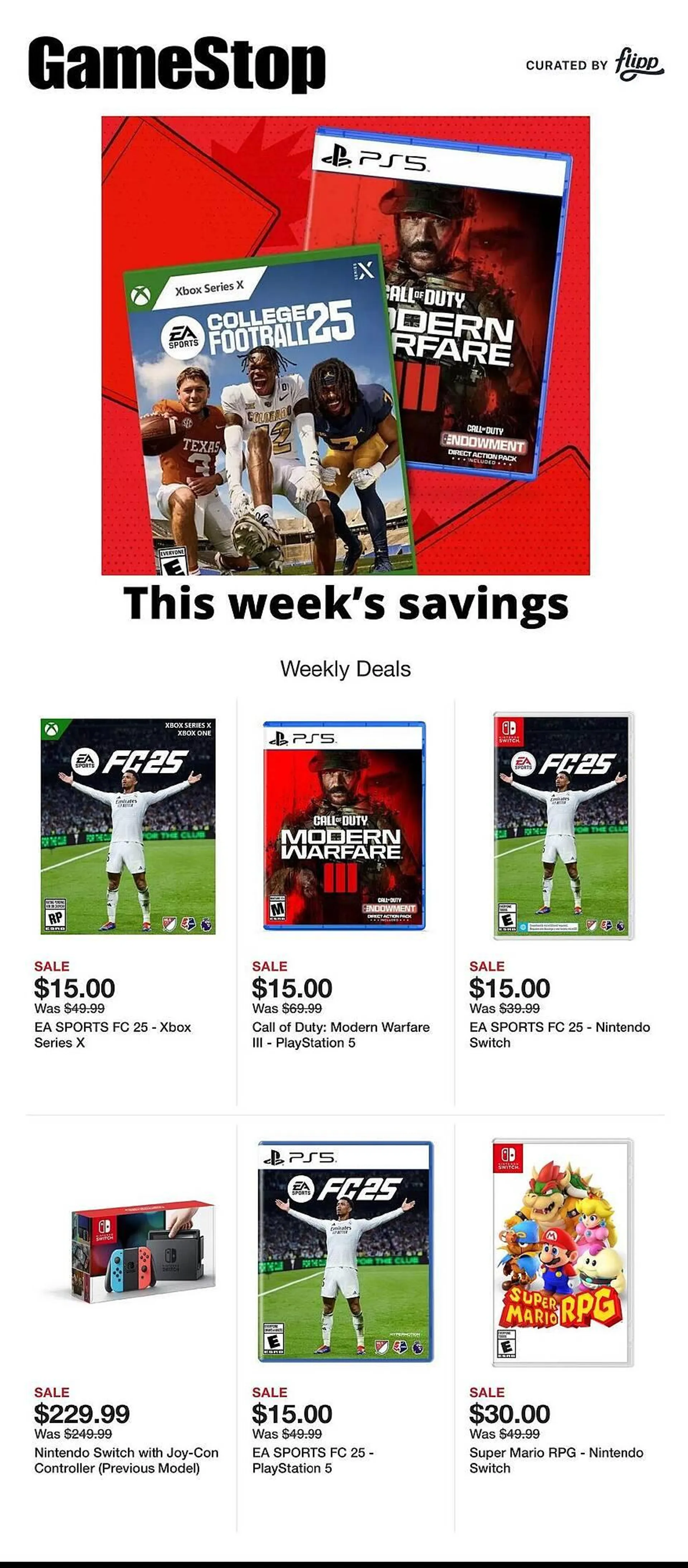 Weekly ad Game Stop Weekly Ad from May 26 to June 1 2025 - Page 1