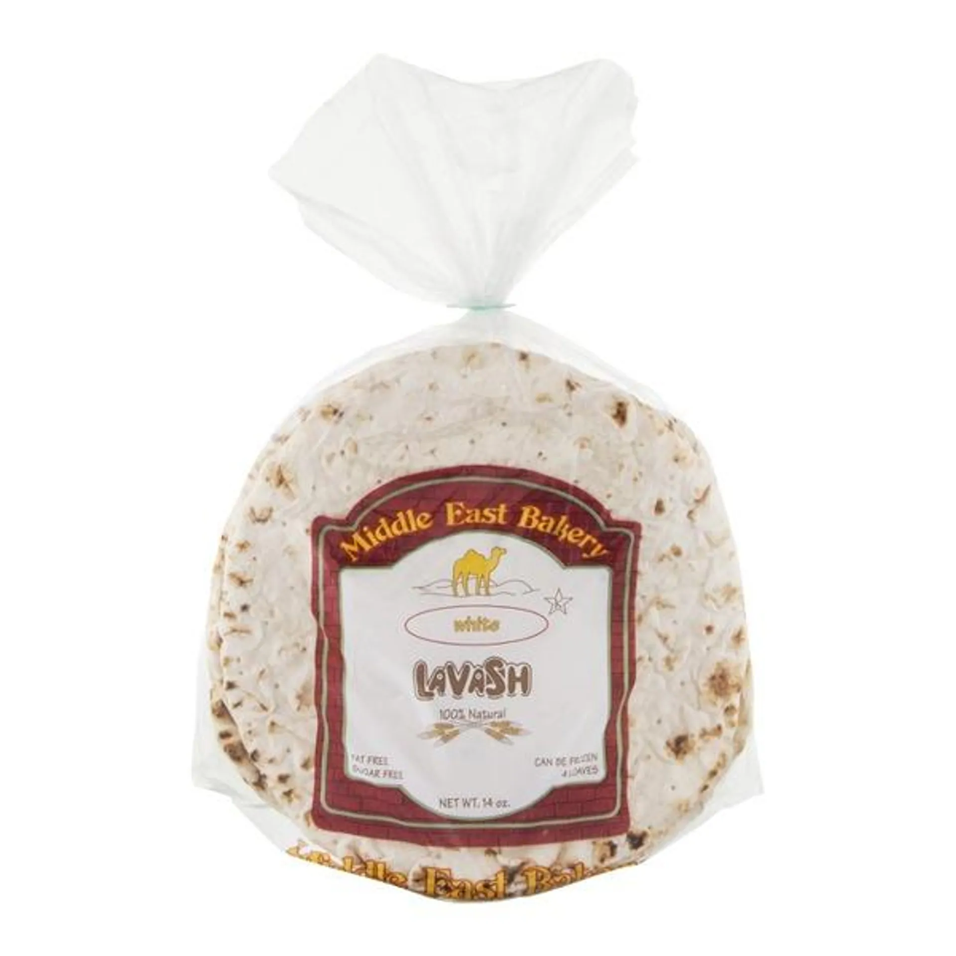 Middle East Bakery - White Lavash 14 OZ Mon Delivery/ Can Be Frozen