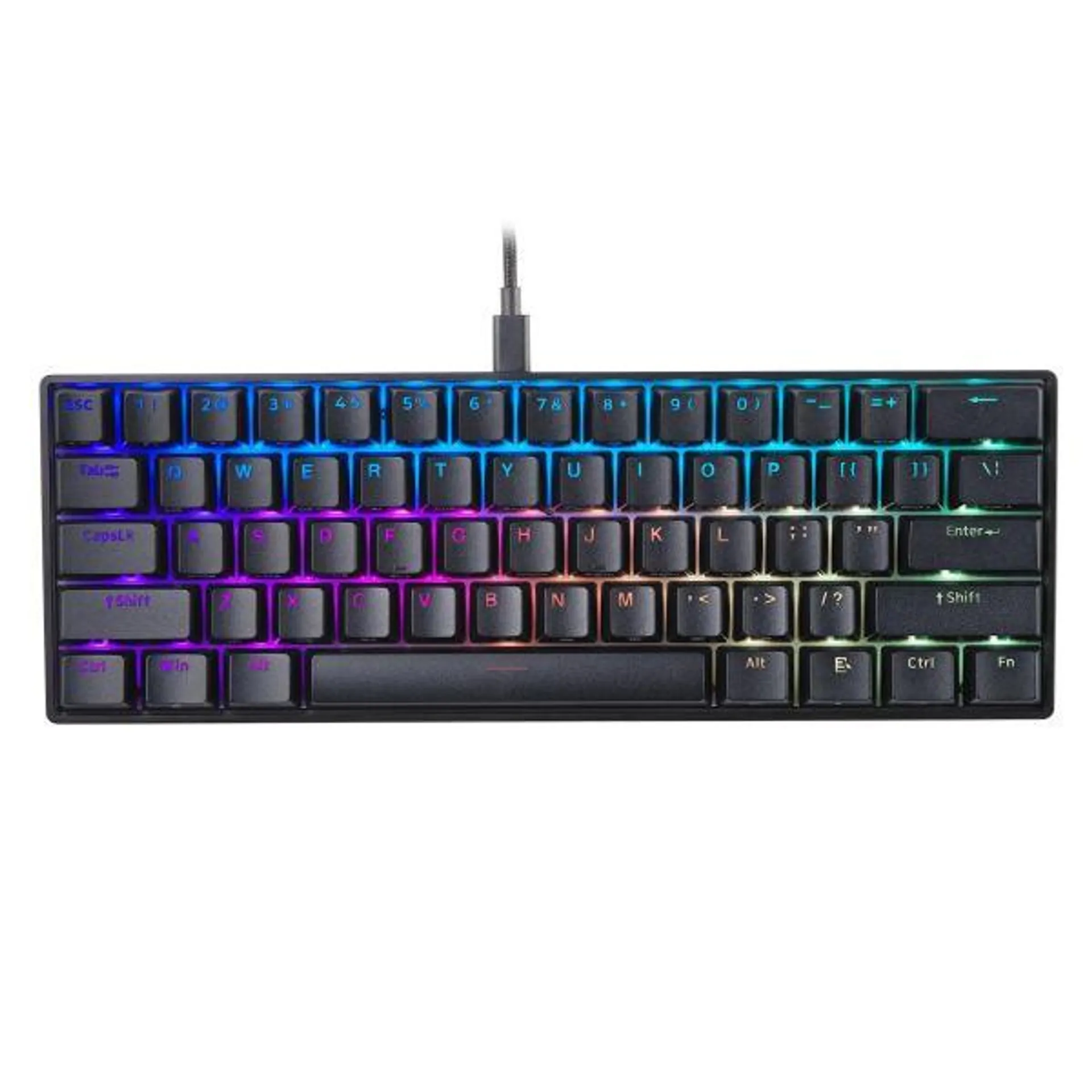 Mad Catz S.T.R.I.K.E. 6 60% Form Factor RGB Mechanical Gaming Keyboard