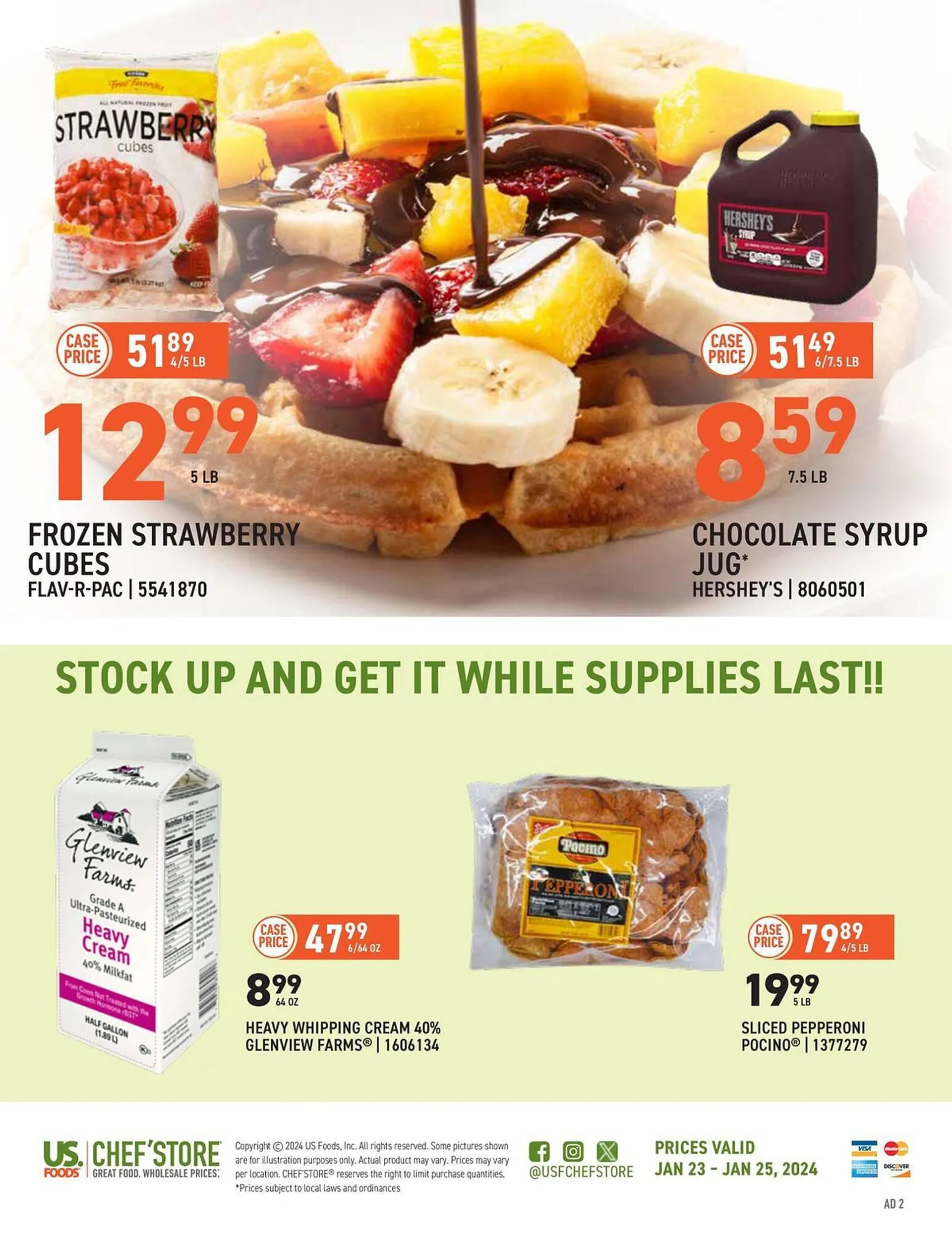 Weekly ad US Foods Chef's Store Weekly Ad from January 23 to January 25 2024 - Page 2