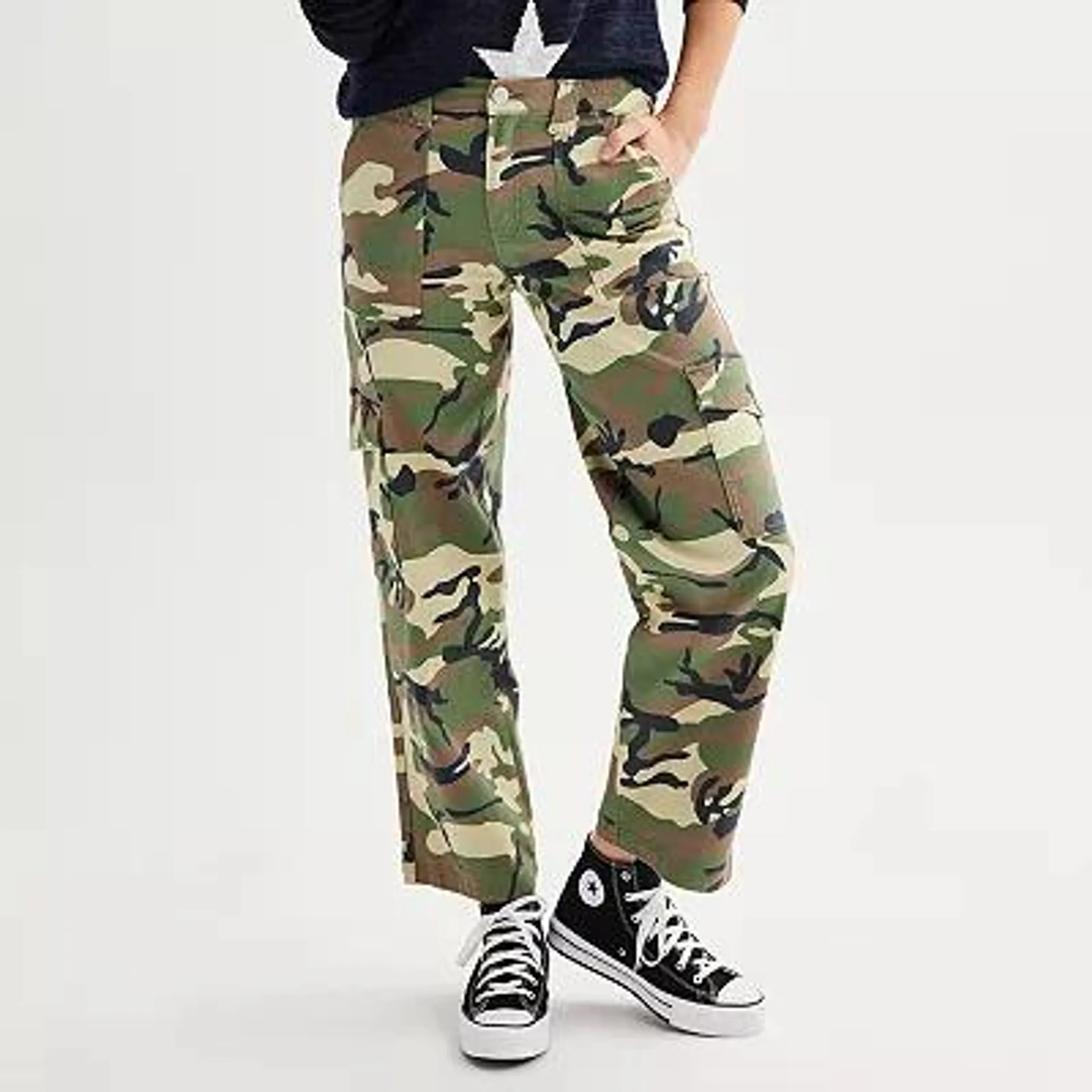 Juniors' Almost Famous Twill High Rise Skater Cargo Pants