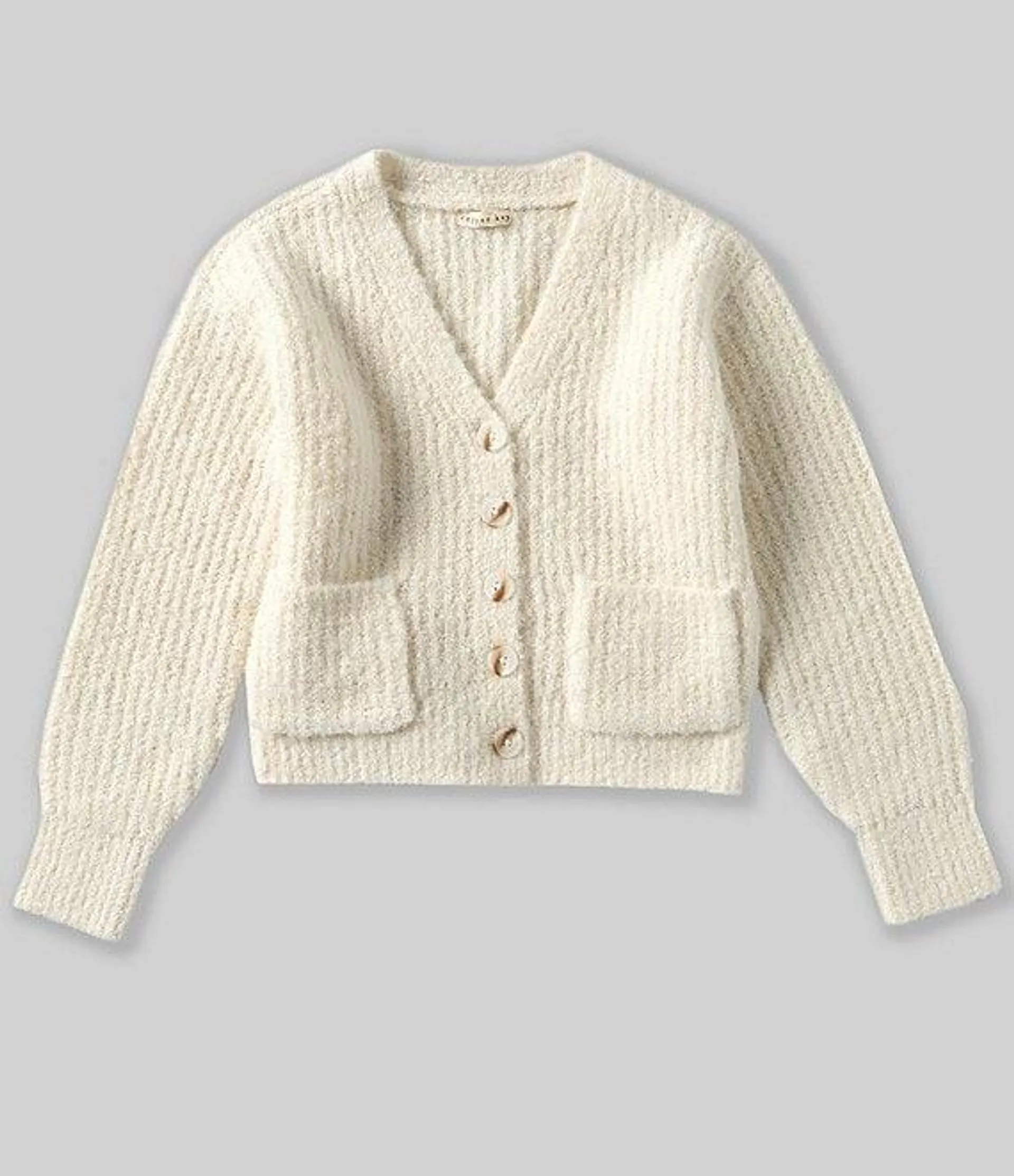 Big Girl 7-16 Cable Knit Cardigan