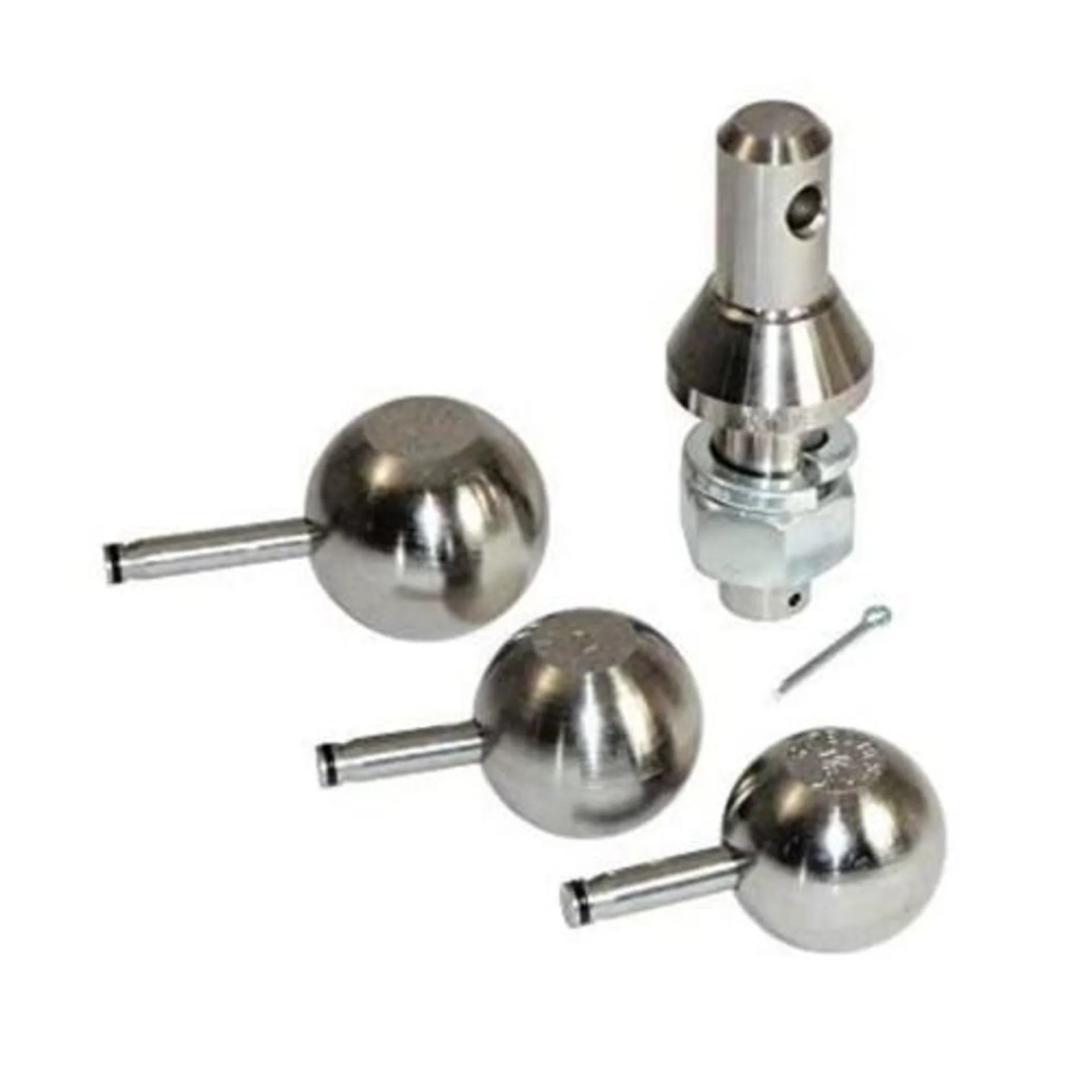 Convert-A-Ball Nickel-Plated Shank with 3 Balls, 1"