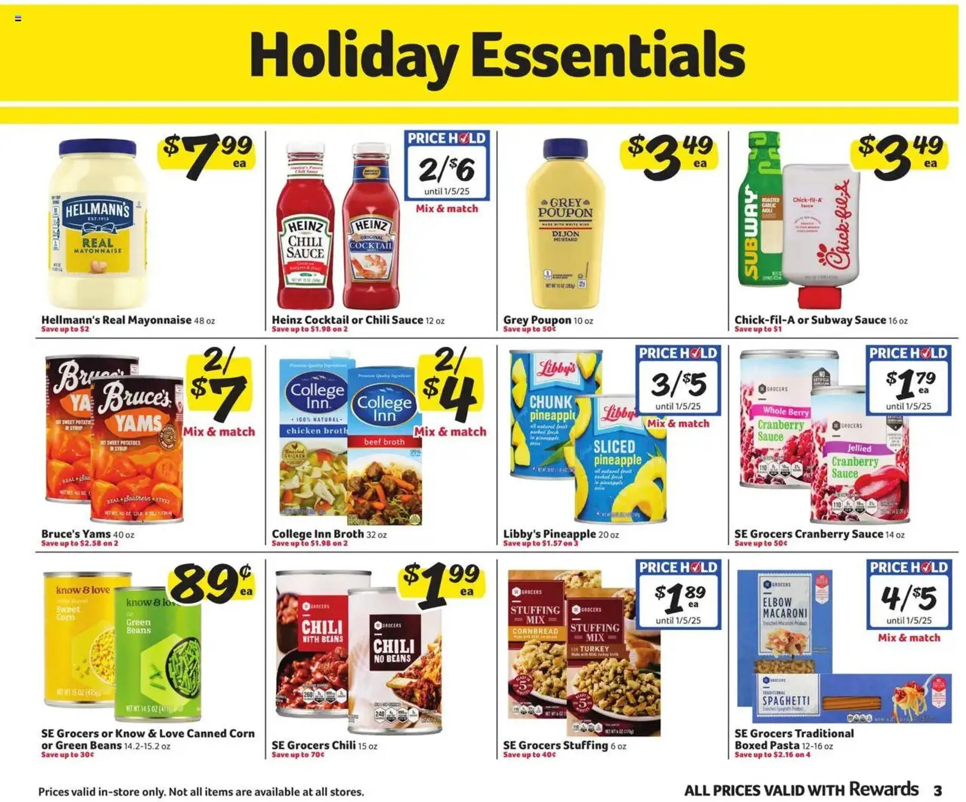 Weekly ad Winn Dixie Weekly Ad from December 4 to December 17 2024 - Page 3