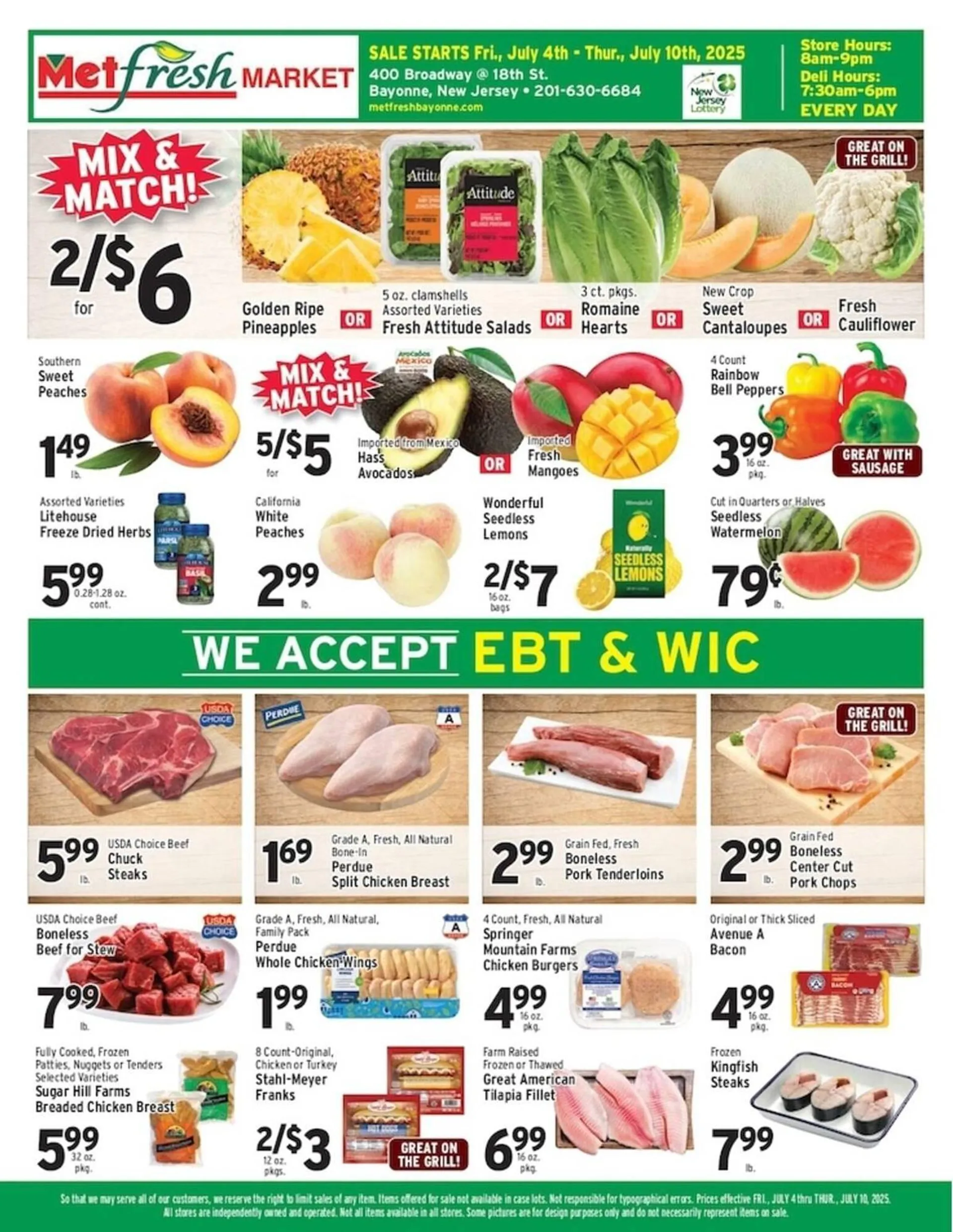 Weekly ad Met Foodmarkets Weekly Ad from July 4 to July 10 2025 - Page 1