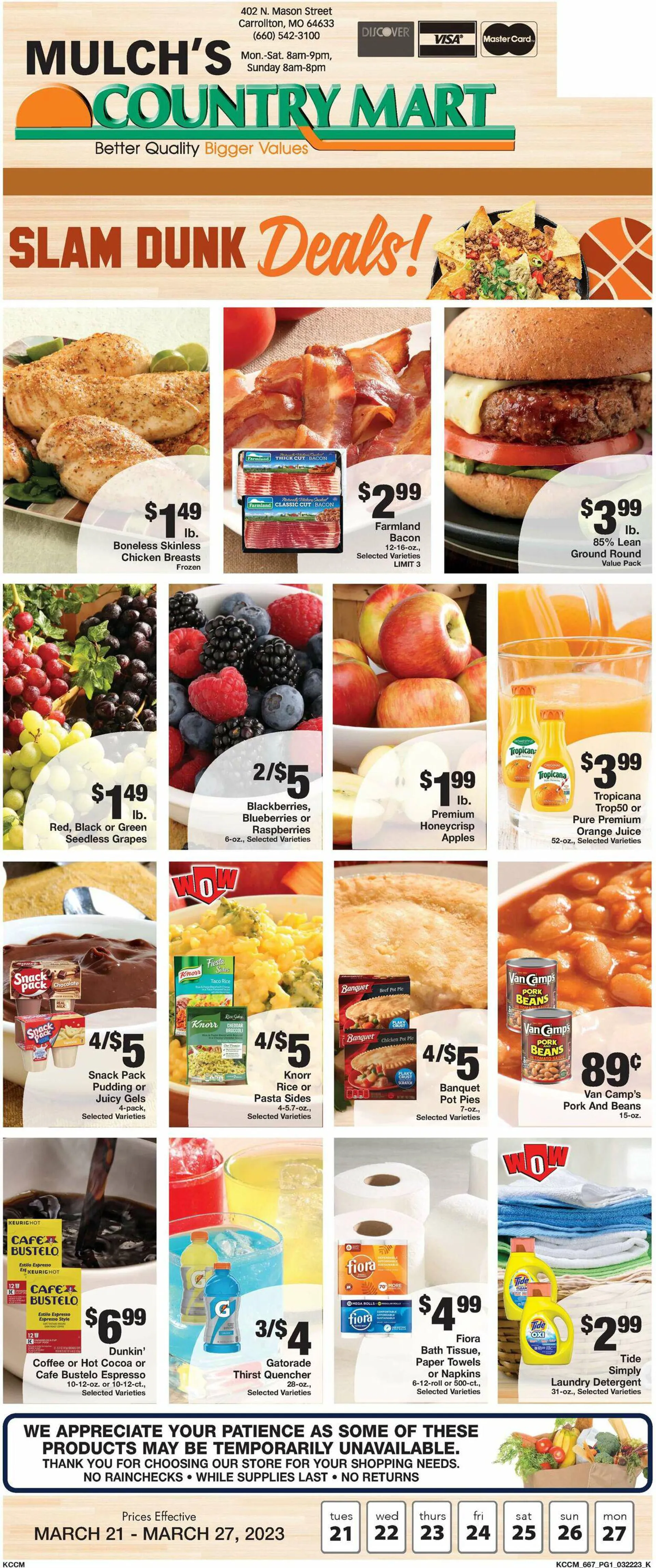 Country Mart Current weekly ad - 1