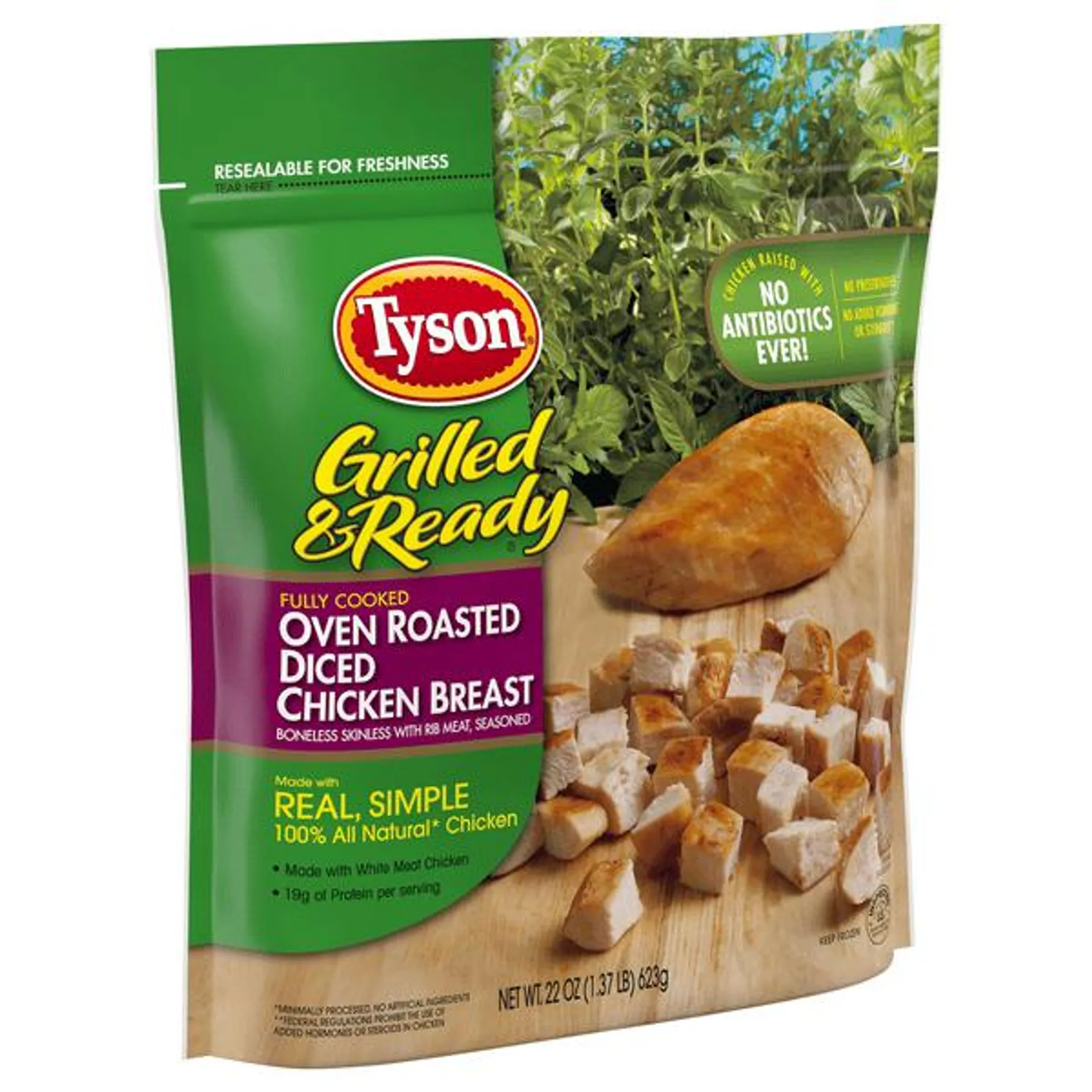 Tyson Grilled & Ready Oven Roasted Diced Chicken Breast