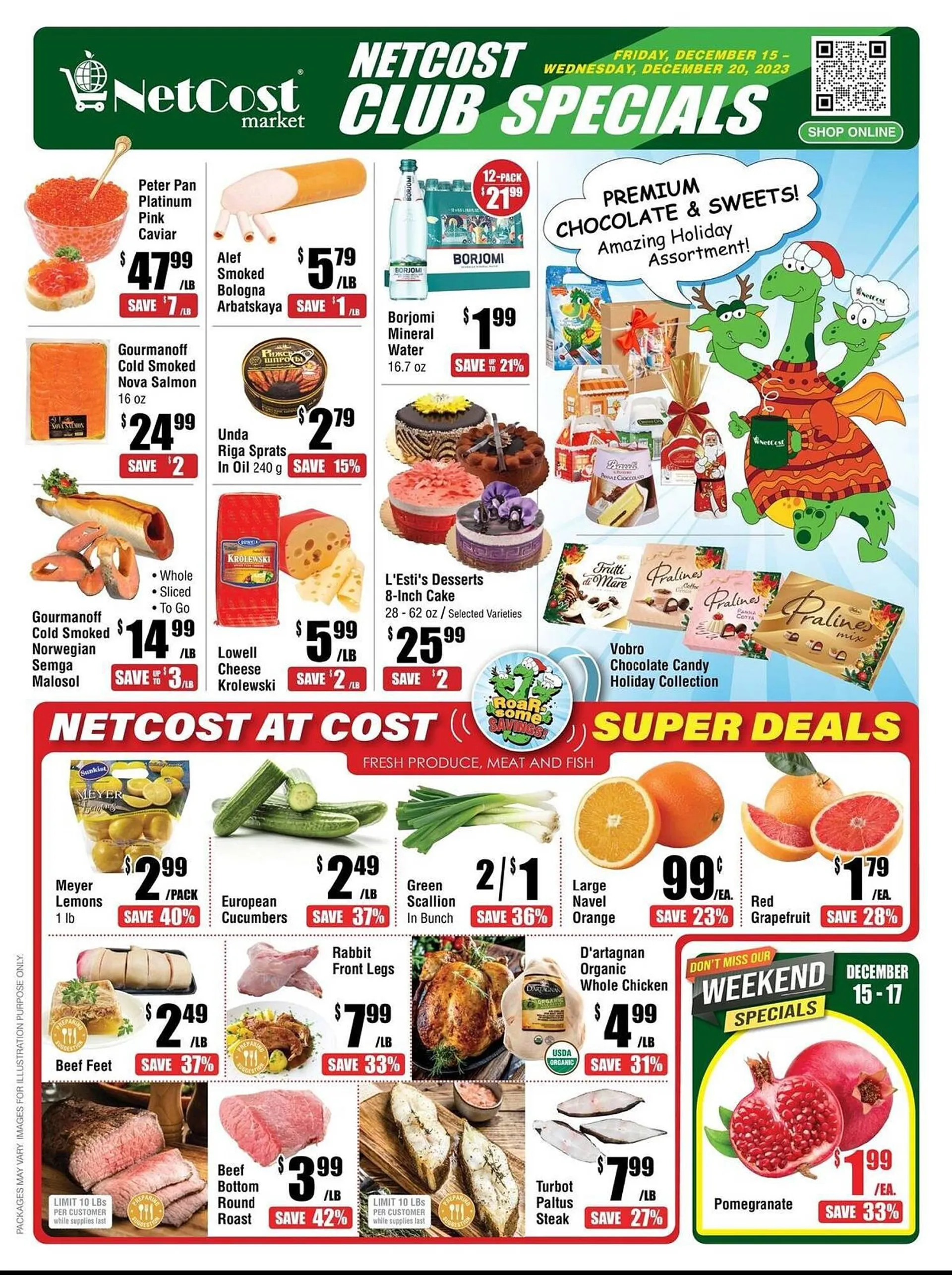 Weekly ad NetCost Market Weekly Ad from December 14 to December 27 2023 - Page 1