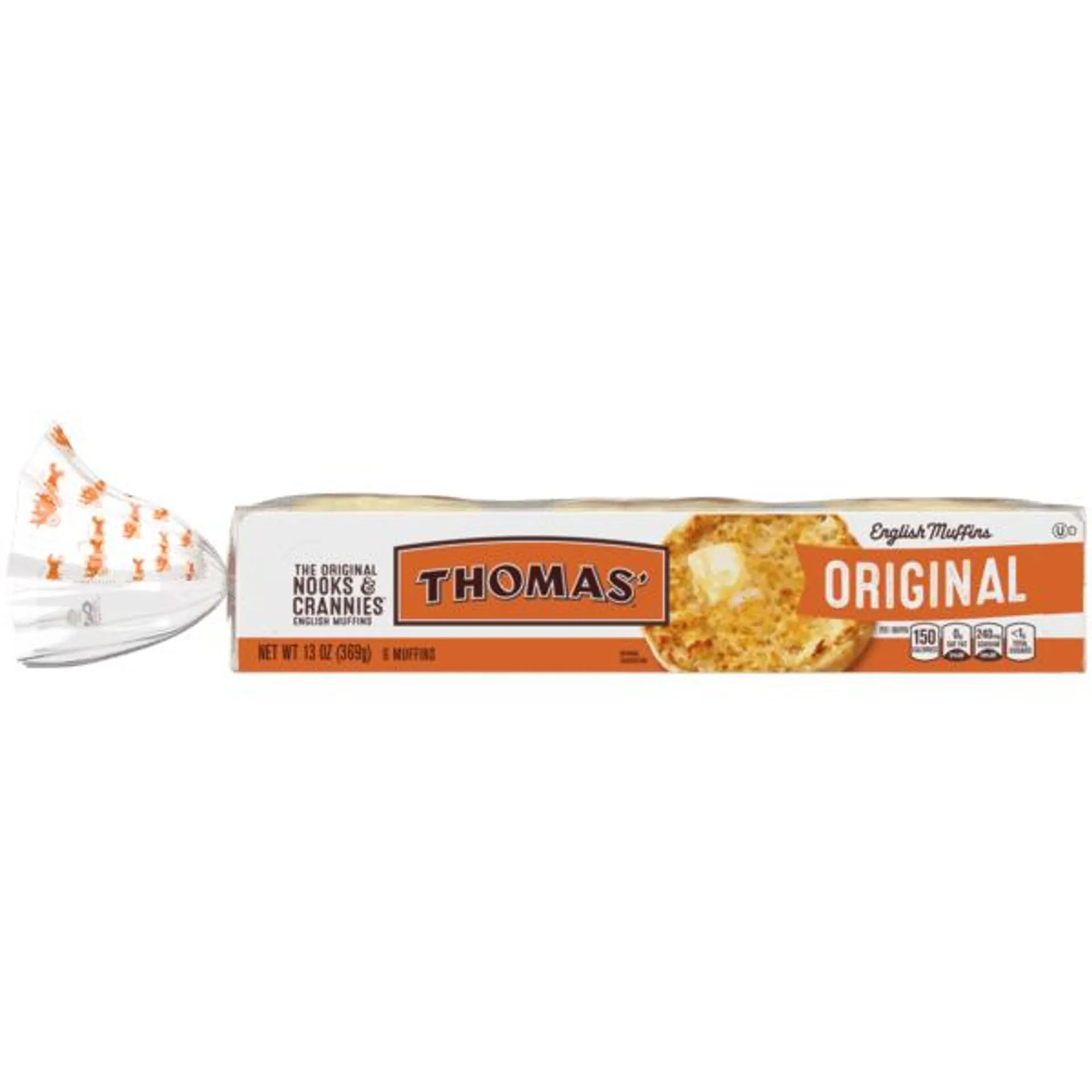 Thomas' Original Nooks & Crannies English Muffins - 6 Pack