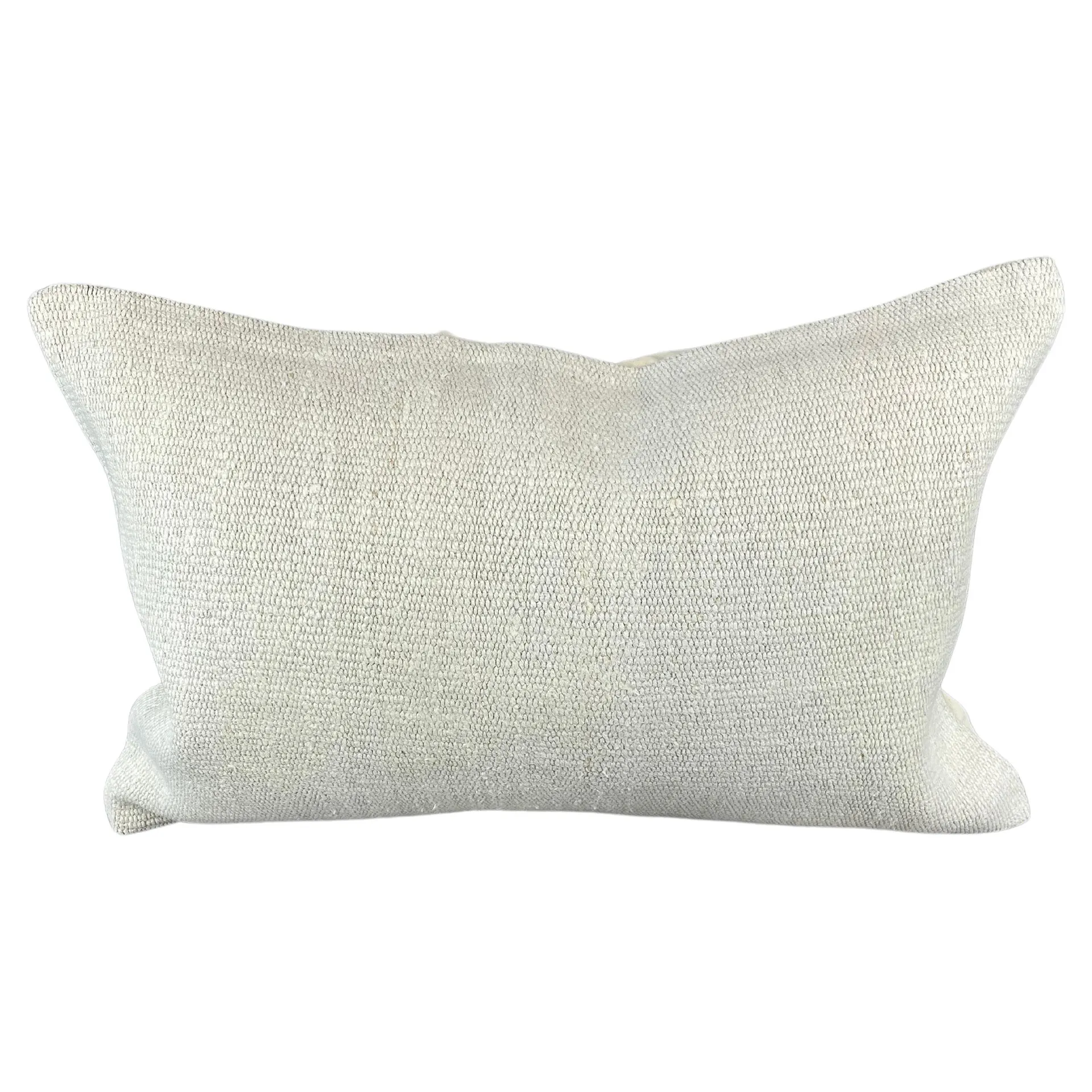 16 x 24 Hemp Pillow Turkish Cushion Natural White Pillow Cushion Cover #6195