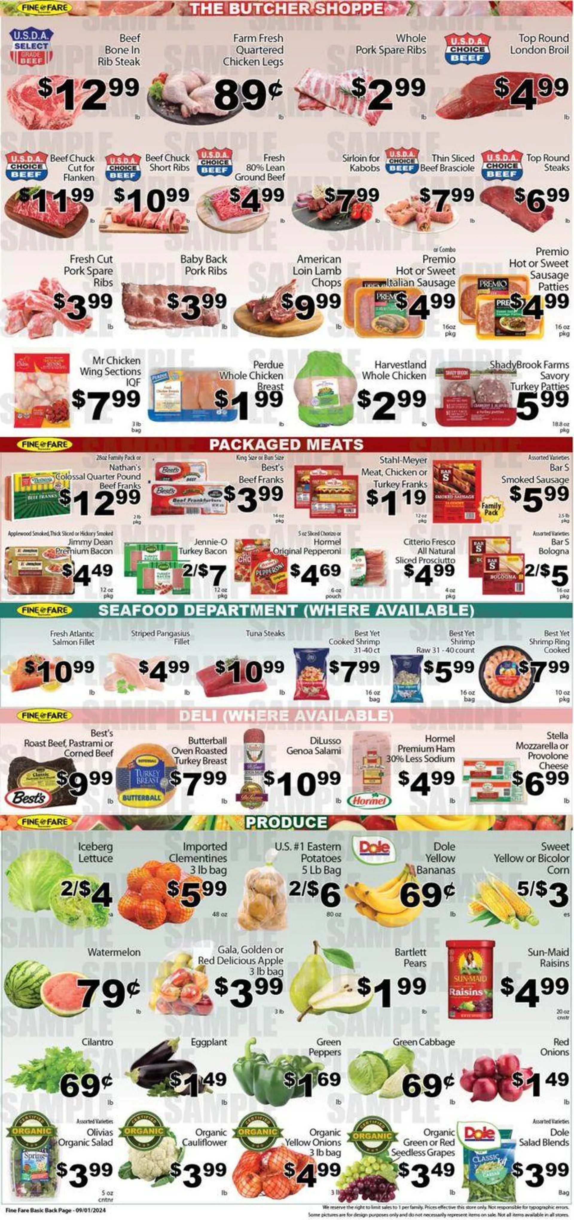 Weekly ad Fine Fare weekly ad from September 1 to September 15 2024 - Page 4