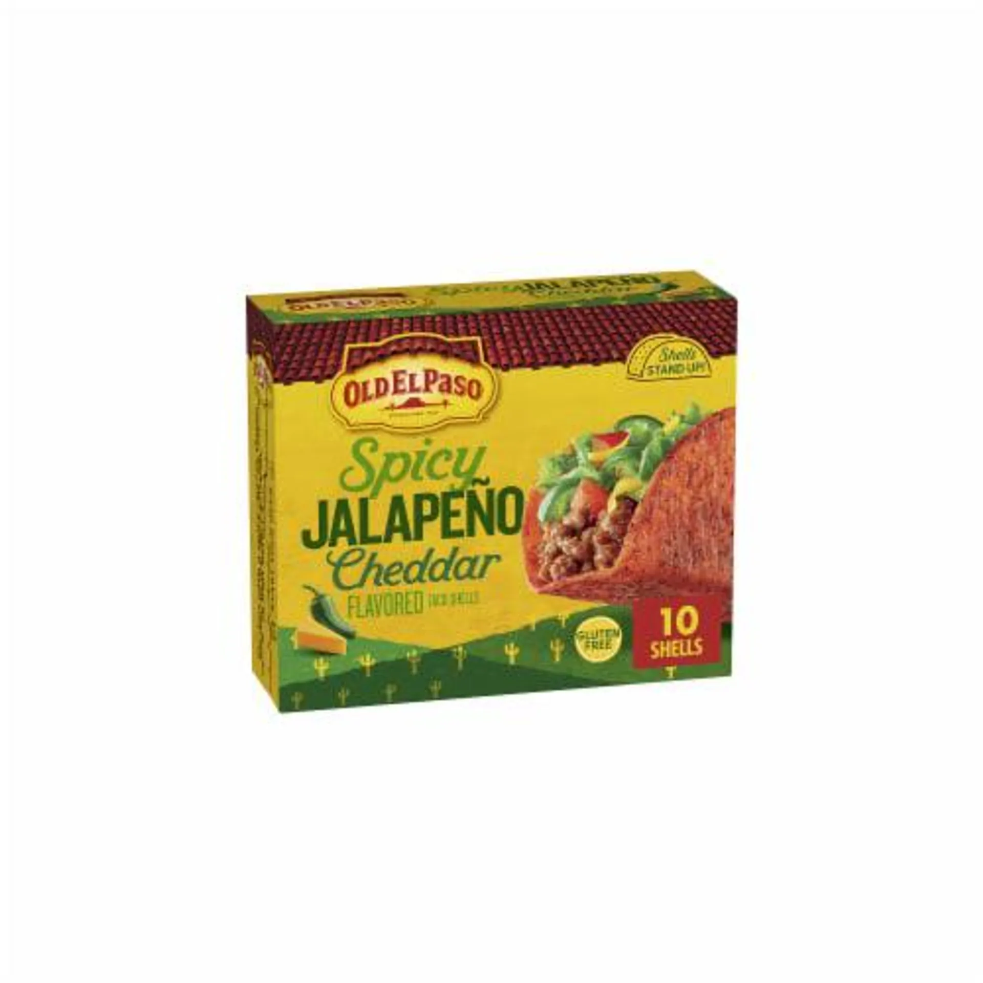 Old El Paso Spicy Jalapeño Cheddar Flavored Gluten Free (Pack of 8)