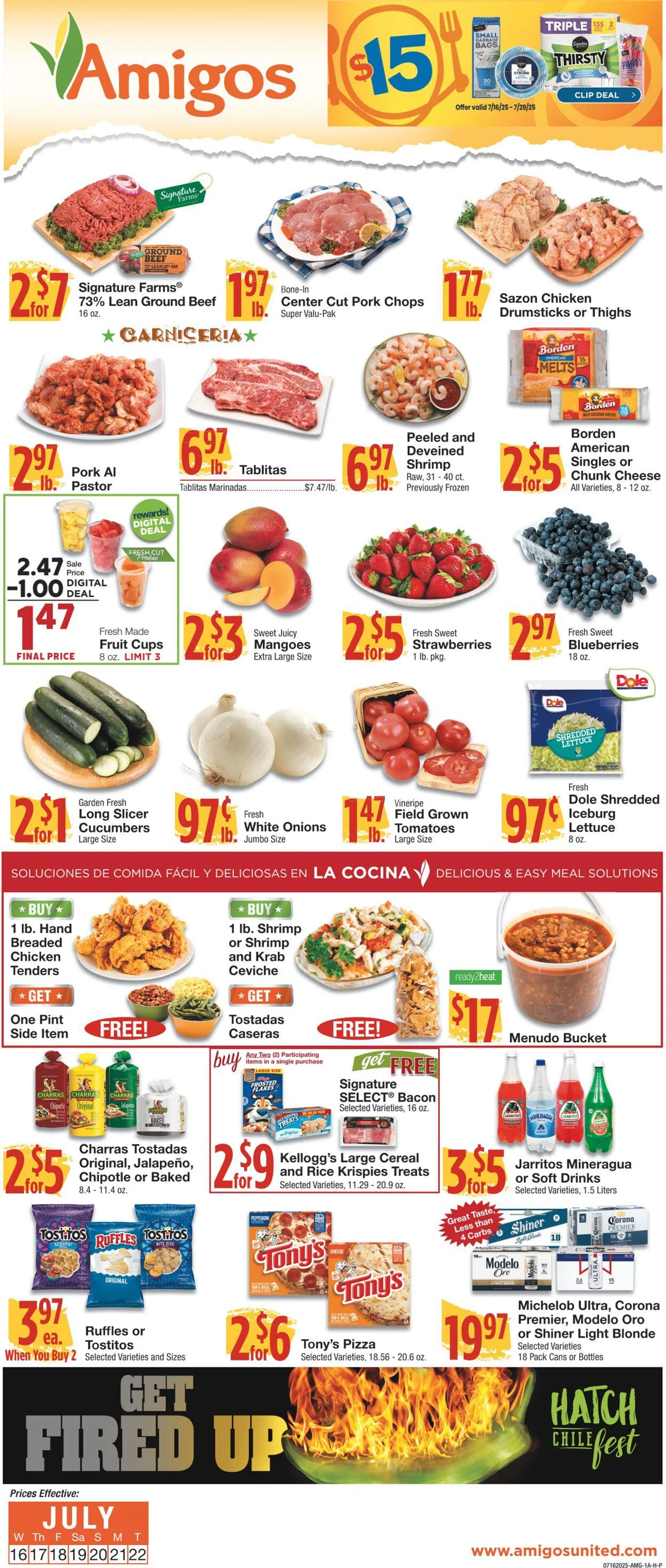 Weekly ad United Supermarkets Current weekly ad from July 15 to July 22 2025 - Page 1
