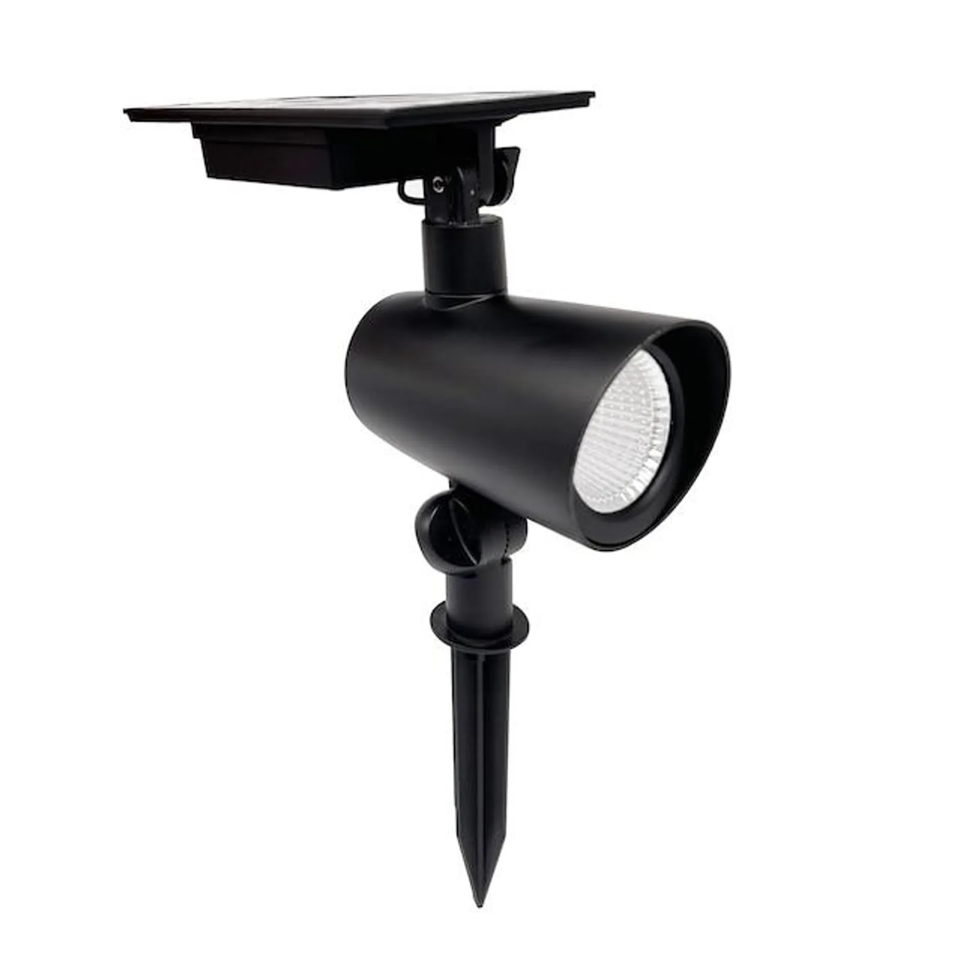 Harbor Breeze 180-Lumen Black Solar LED Flood Light