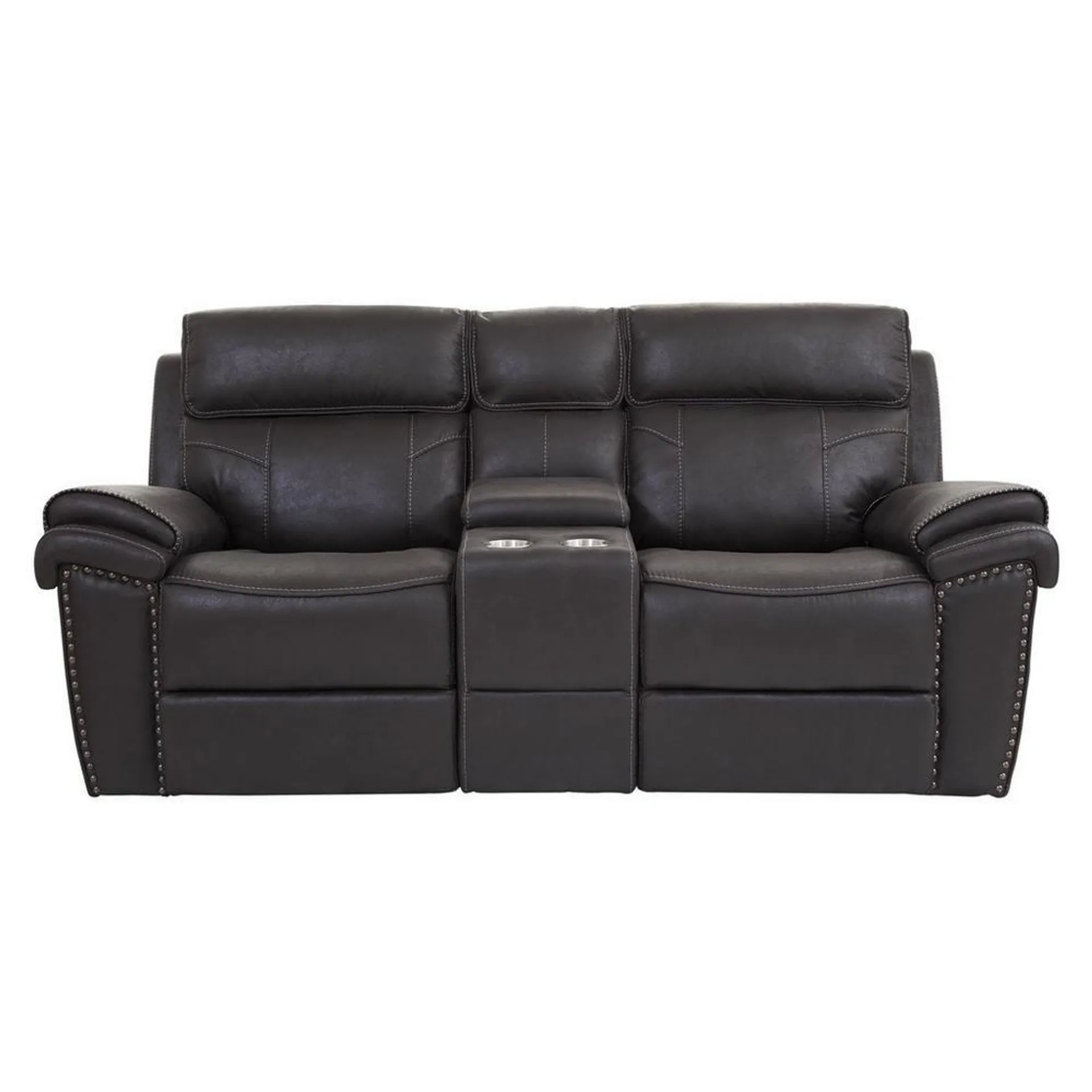 Dublin Gliding Reclining Loveseat with Console