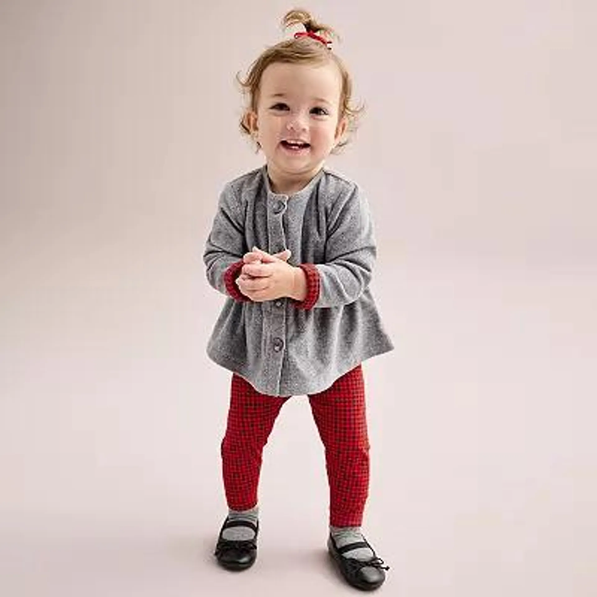 Baby Girl Carter's Ruffle Cardigan, Bodysuit & Pants Set