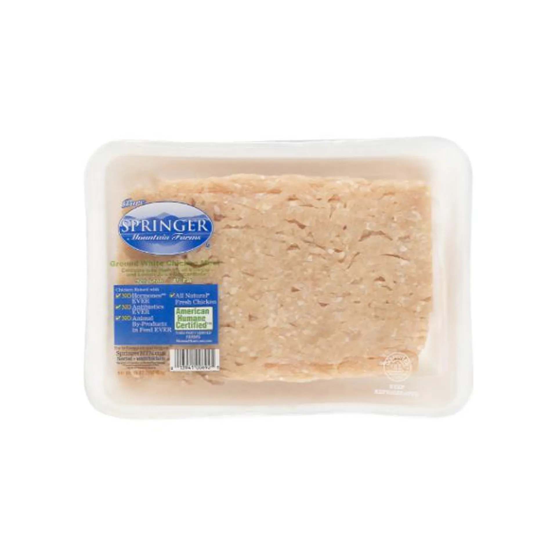 Antibiotic Free Ground Chicken 92% Fat Free - 16 Ounce