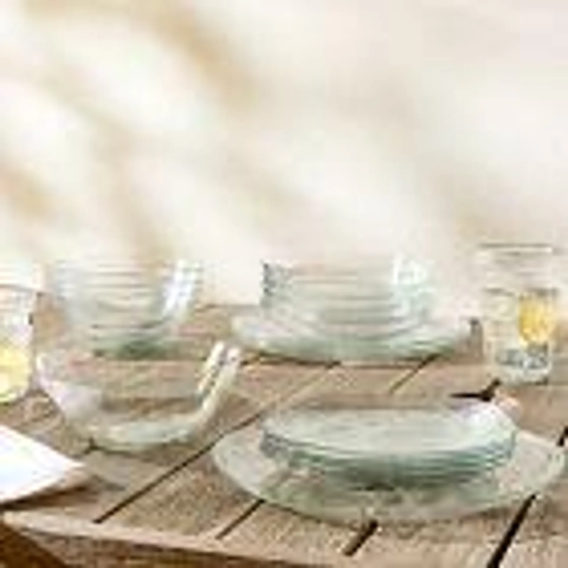 Organic Shaped Outdoor Acrylic Dinnerware Collection