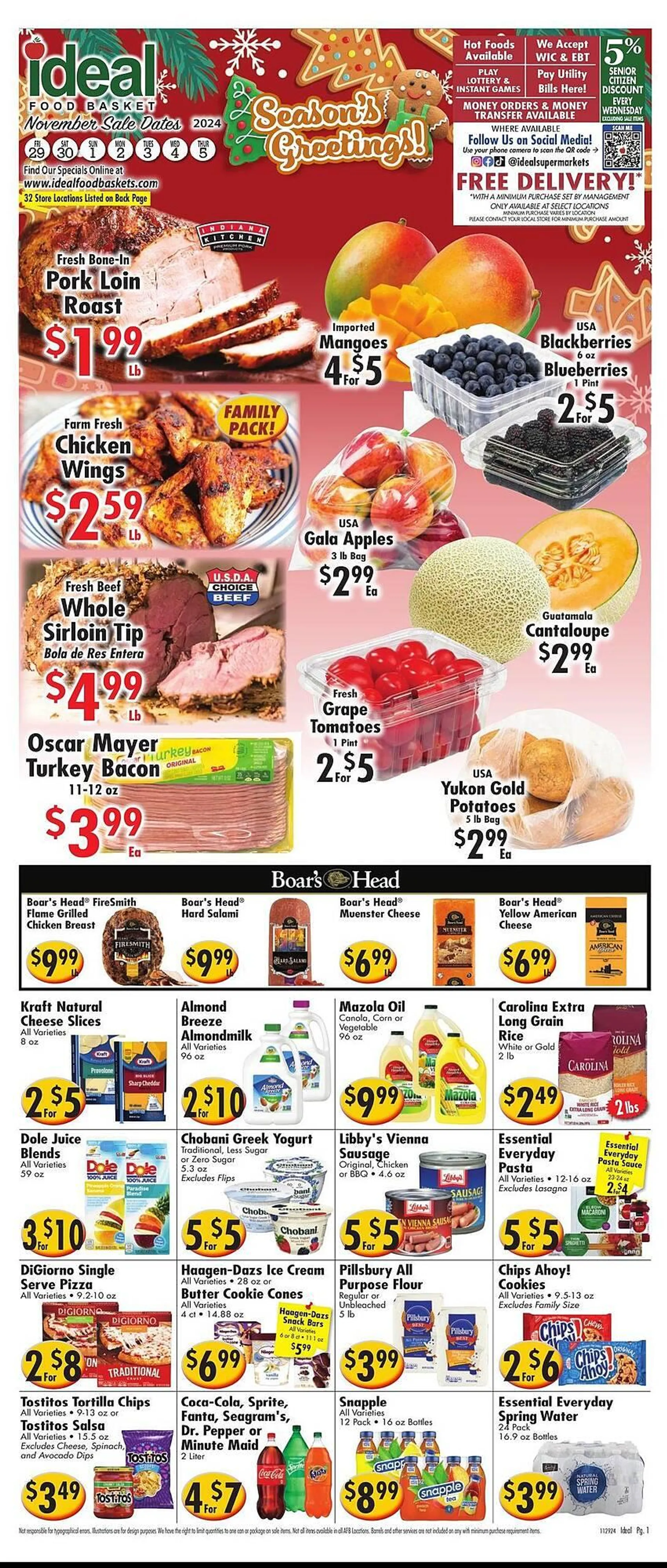 Ideal Food Basket Weekly Ad - 1